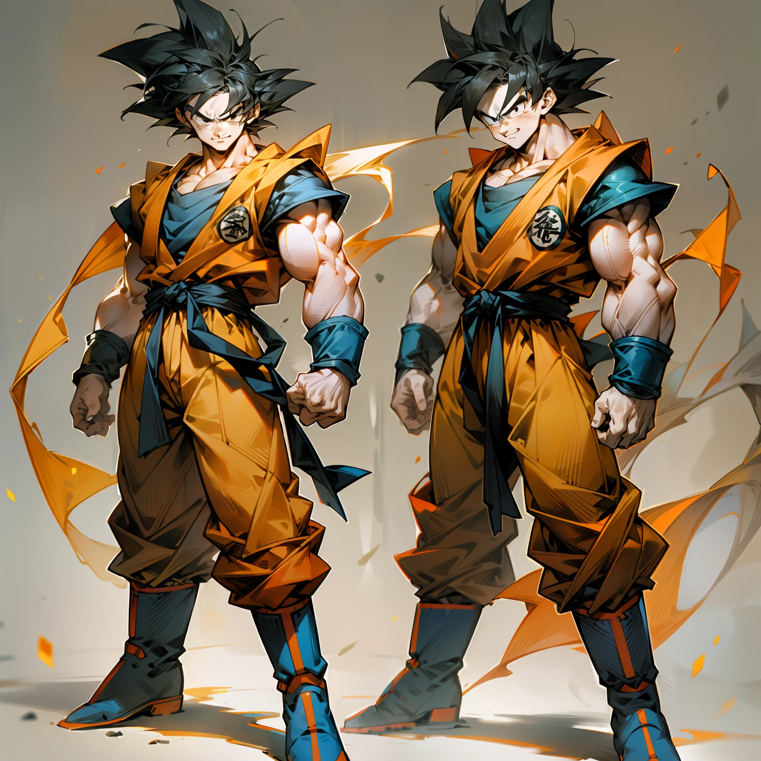 Goku's muscle diagram