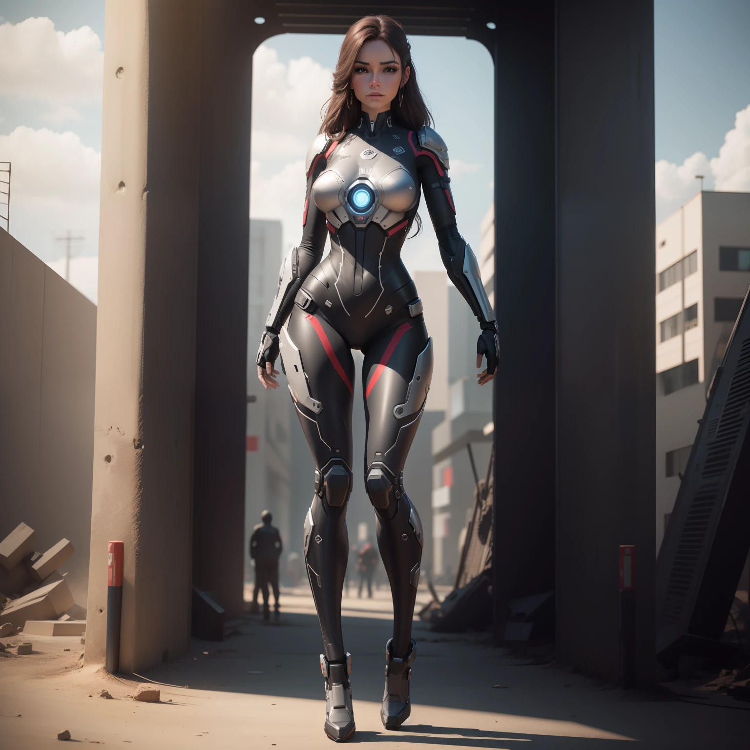complex woman, machine parts, full body, high quality, 8k, detaled, beatiful body, realistic,