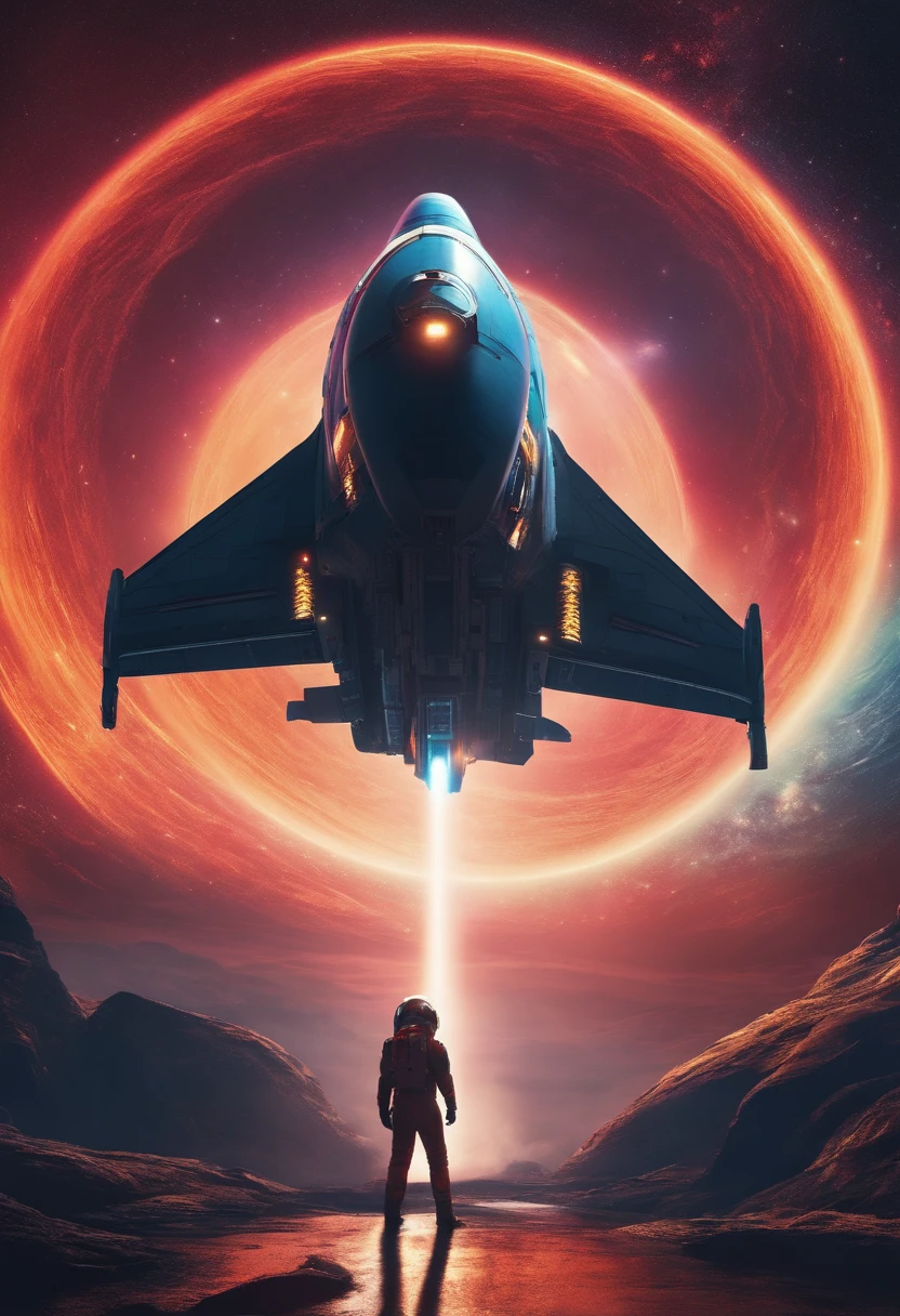 Crie uma nave espacial inspirada no jogo sarfield.