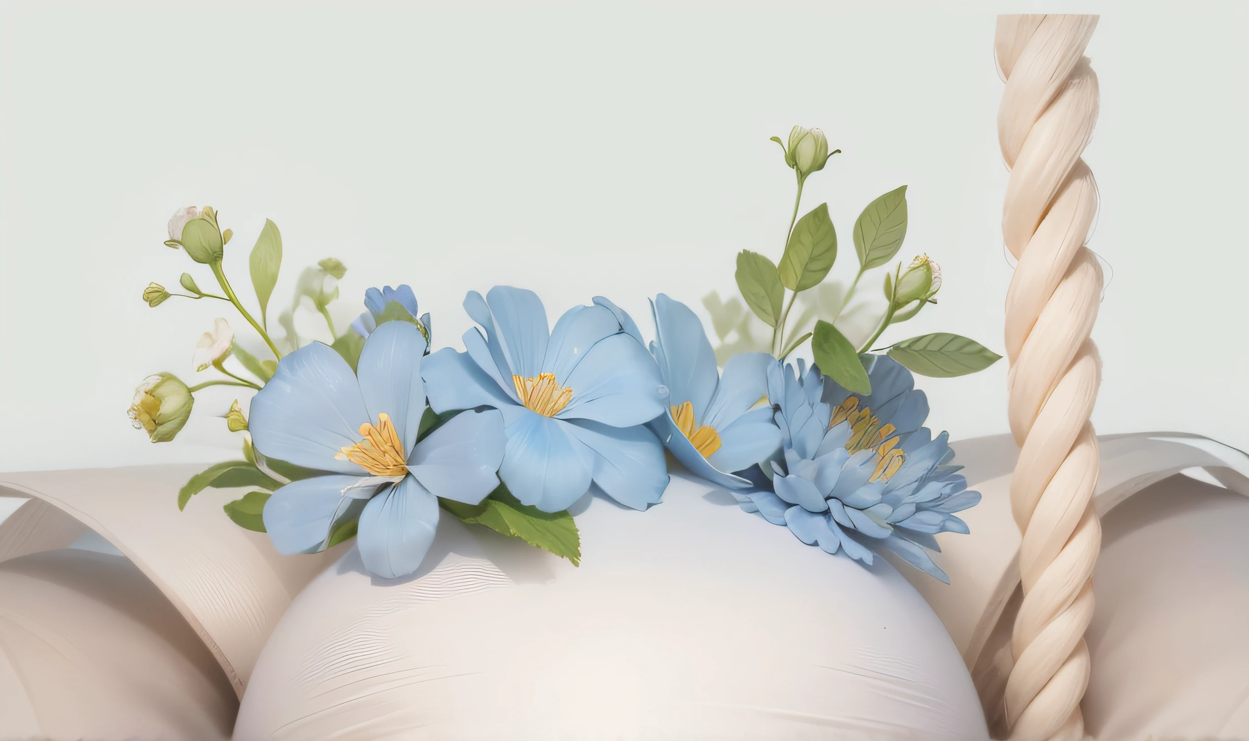 floral delicado e simples, vetor arte