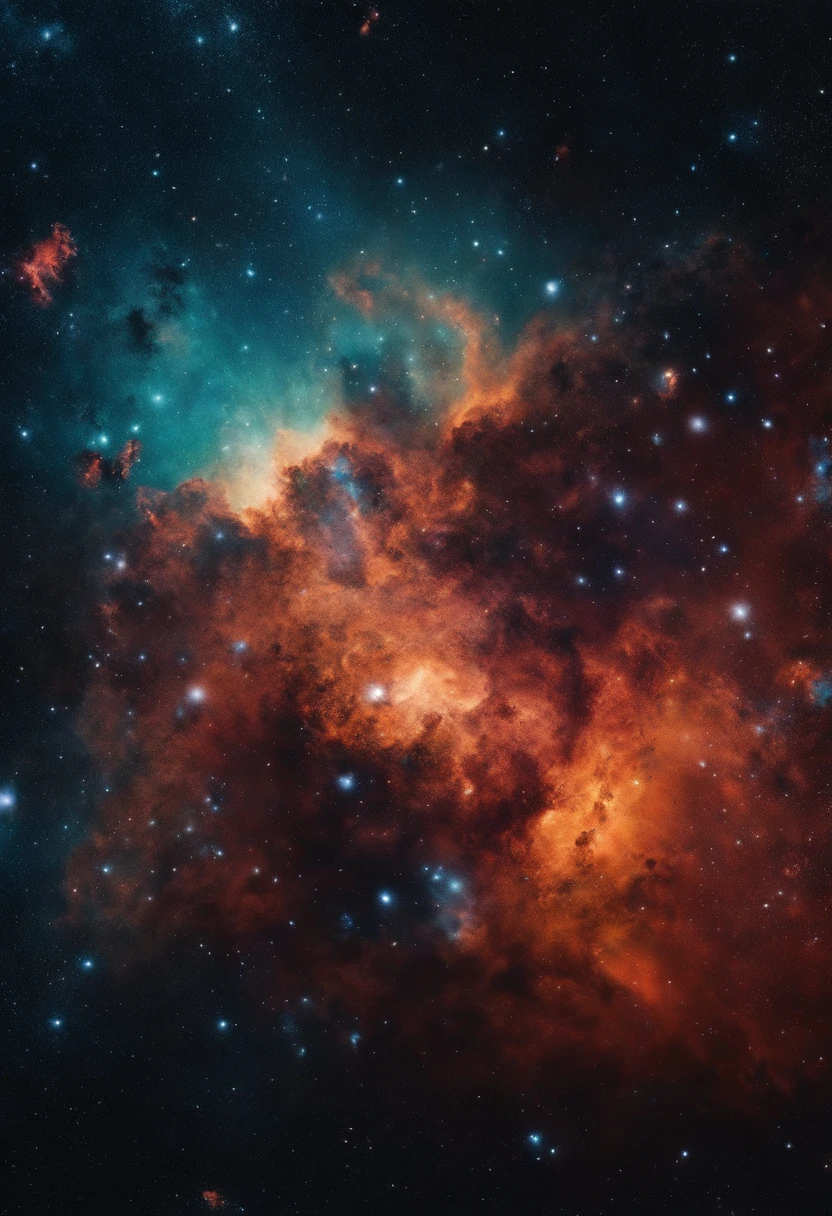 a photograph Galaxies, espirais, outer space, Nebulosas, estrelas, smoke billowing,espatacular imagem, detalhe intrincado,na forma de dois tigres lutando ferozmente, octane rendering, 8k hiper realista, Textura realista, Unreal Natural Lighting Engine, cinestill 800, (mola a 35mm | | |)