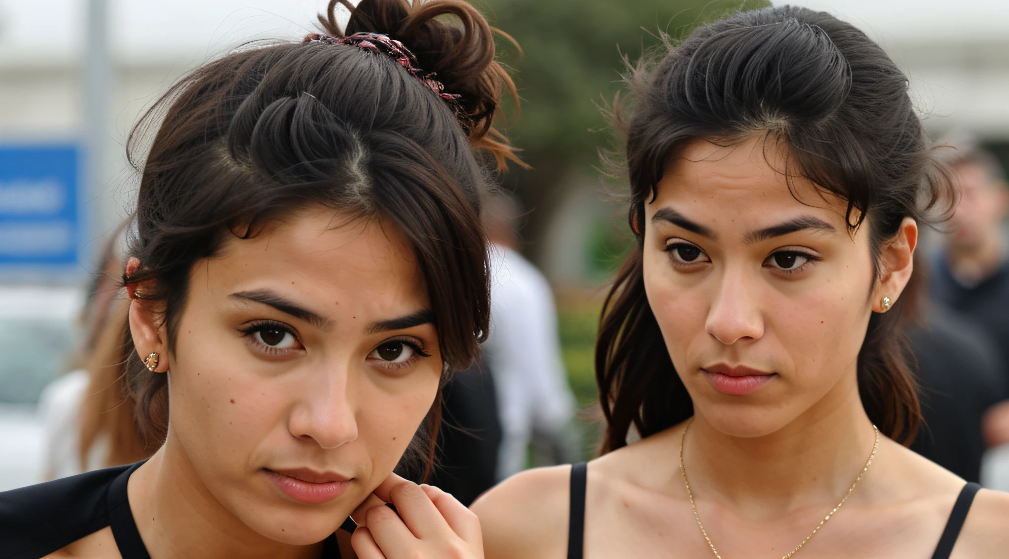 one person judging another's appearance
