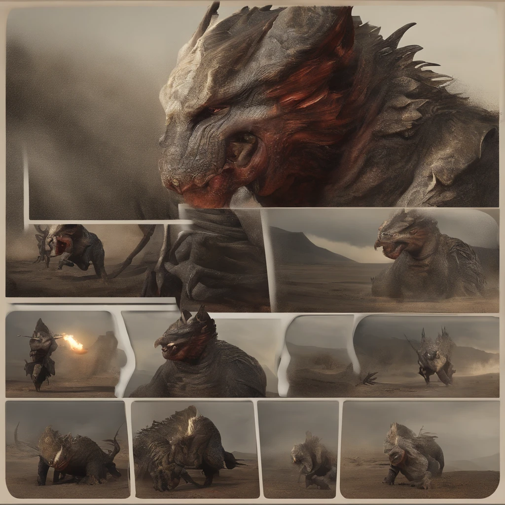 Golden Tenryu，Harsh red eyes,Close-up release of blood fire from the nose,Chest scales,high high quality,8K,Many details,Fire lettuce,Alas,4 legs,Spotted claws,golds,dangers,fires,dentes pontiagudos,big dragon,immensity,threatening,imponent