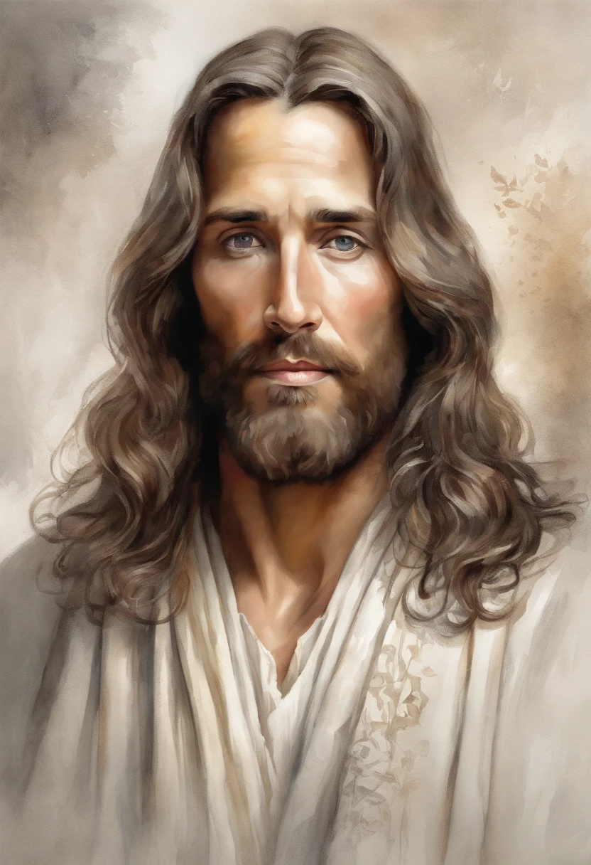 (symmetry),centered,a ((close)) up portrait,(Jesus),a very thin white man with long hair and a beard,wearing a long white robe,35mm,natural skin,clothes detail, 8k texture, 8k, insane details, intricate details, hyperdetailedhighly detailed,realistic,soft cinematic light,HDR,sharp focus, ((((cinematic look)))),intricate, elegant, highly detailed