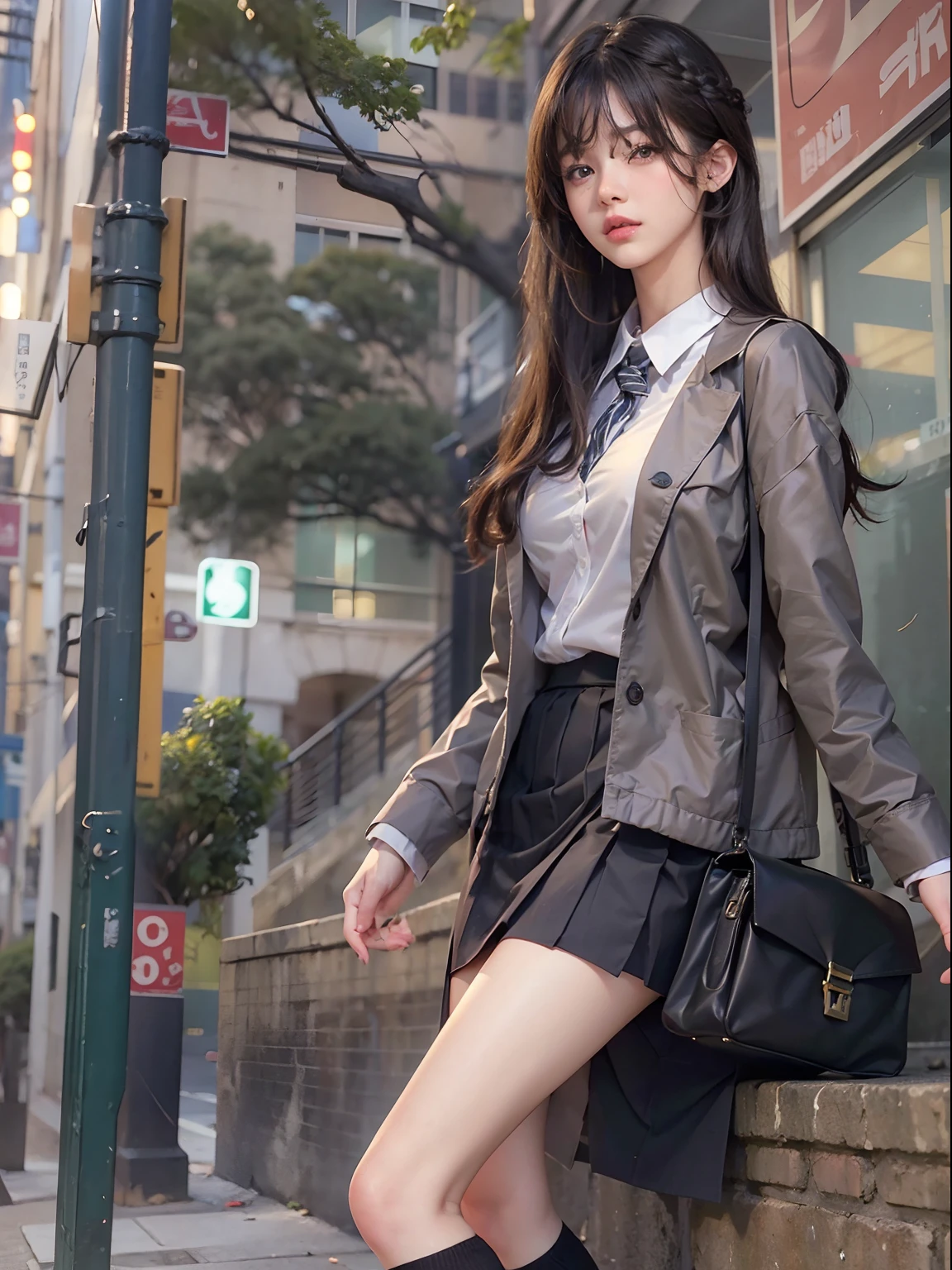 nsfw, 2girls, nude, full body, school girls, (masterpiece: 1.4), (8K, realistic, raw photo, best quality: 1.4), school uniform, skirtlift, legs open, nipple areola shape clear, slit_pussy, beautiful breasts, Japanese girl, beautiful cute face, (real face: 1.4), perfect pussy, beautiful hairstyle, realistic brown eyes, beautiful detail eyes, (real skin: 1.3), beautiful skin, attractive, ultra high resolution, ultra realistic, cinematic lighting, black colored hair, short hair, modern city street
