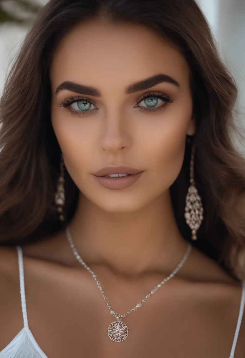 Arafed woman with a white tank top and necklace, Fille sexy aux yeux bleus, Arabe, Portrait Sophie Mudd, cheveux bruns et grands yeux, selfie of a young woman, Camera eyes, Violet Myers, pas de maquillage, Maquillage naturel, Look directly into the camera, Visage avec Artgram, Maquillage subtil, Grande photo du corps entier, piercing green eyes, Completely naked show him that he lives in the town of Arafed woman with a white tank top and a necklace, Fille sexy aux yeux bleus, Arabe, Portrait Sophie Mudd, cheveux bruns et grands yeux, selfie of a young woman, Camera eyes, Violet Myers, pas de maquillage, Maquillage naturel, Look directly into the camera, Visage avec Artgram, Maquillage subtil, Grande photo du corps entier, piercing green eyes, Completely naked show him that she lives in the city whole body in photo, visage rond