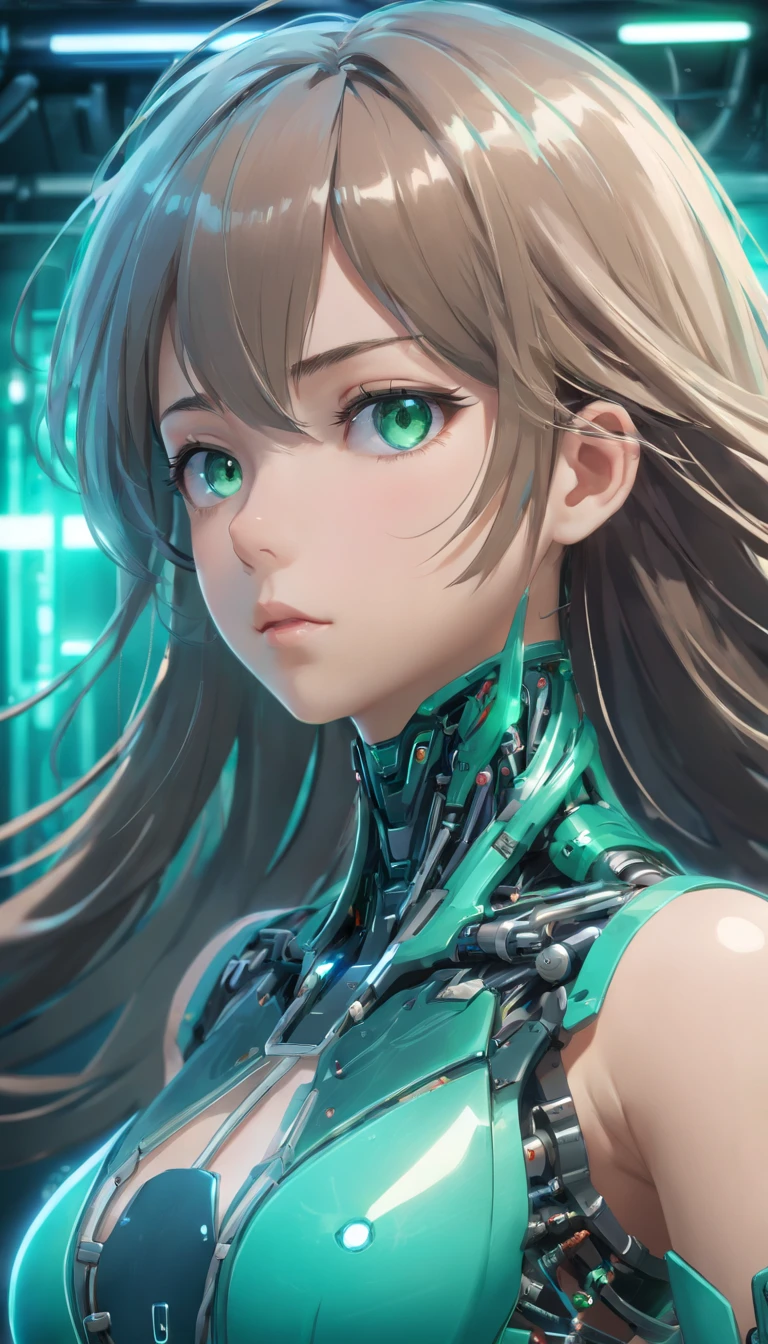 Porcelana Mujer Android, ciborg, Robotic Parts, 150 mm,cuerpo completo, hermoso estudio luz suave, Luz de llanta, Detalles vibrantes,encaje, hiperrealista, Anatomical, electrical wires, microchip, elegante, Laboratorio en segundo plano, Renderizado de octanaje, h.Estilo R Giger, 8k,cabello azul,Asymmetrical long hair,cuerpo translucido,ojos verdes, Miki Asai Macro Photography, cuerpo completo, hiper detallado, tendencias en Artstation, foco nítido, Foto de estudio, Detalles intrincados, Altamente detallado, por Greg Rutkowski