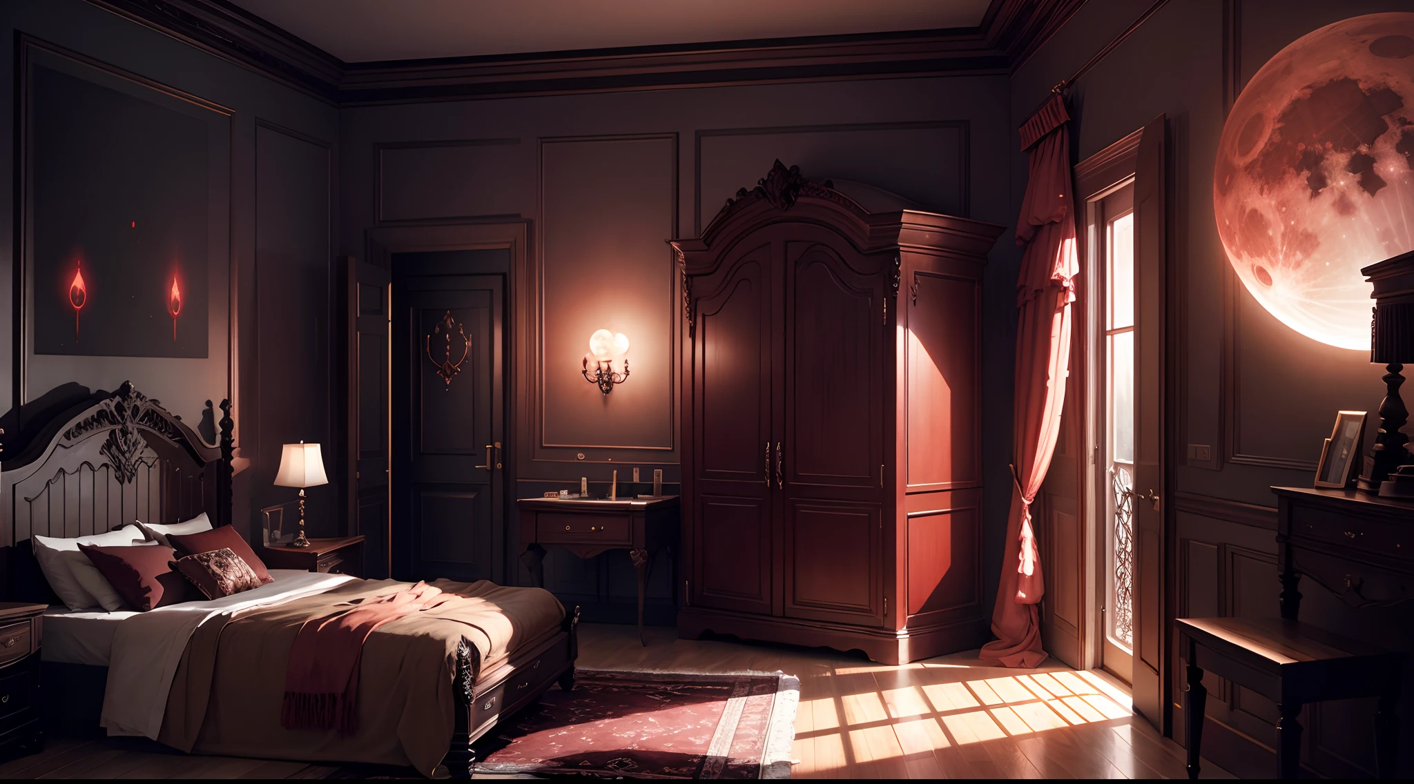 bloodmoon,room,gothic,high res