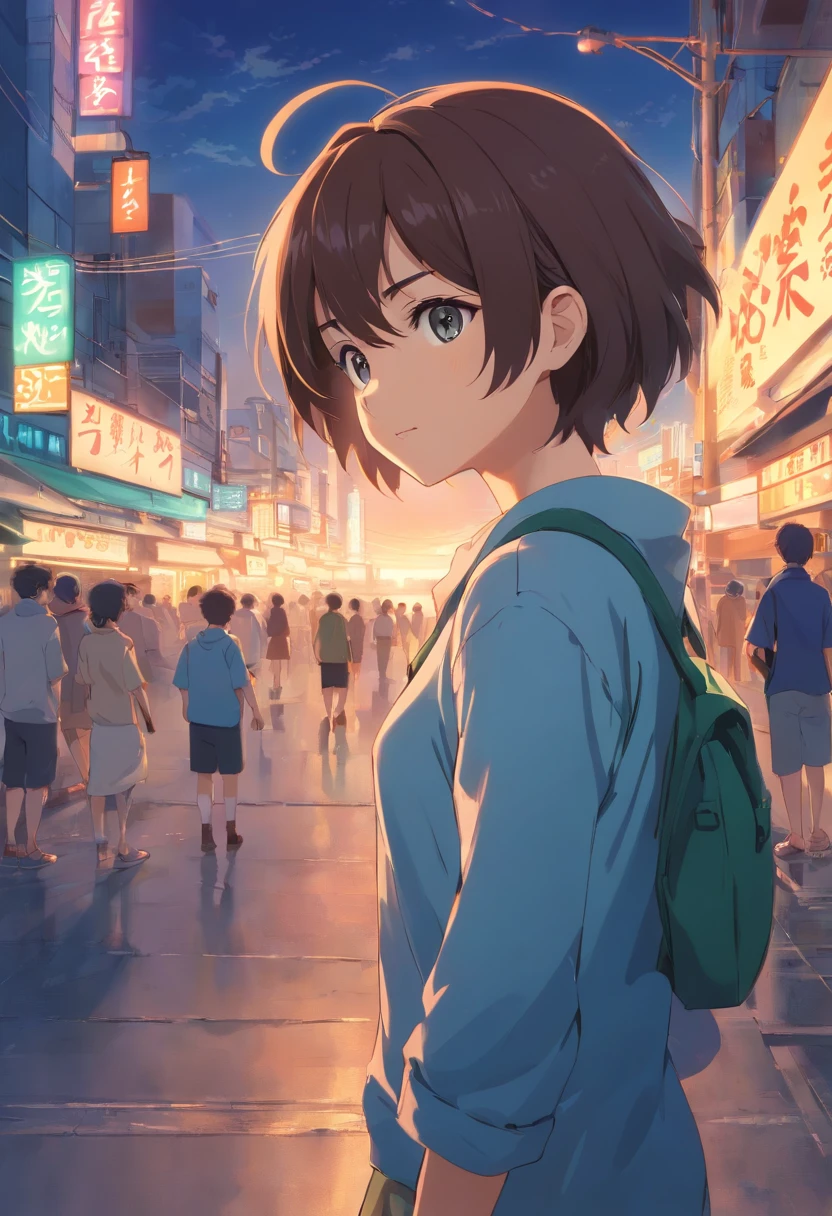 blackground de cenario de uma rua estilo anime,  nenhuma pessoa no cenario