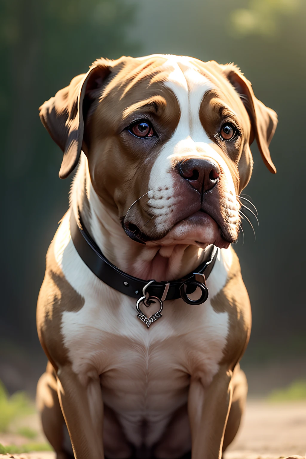 cachorro pitbull com oculos