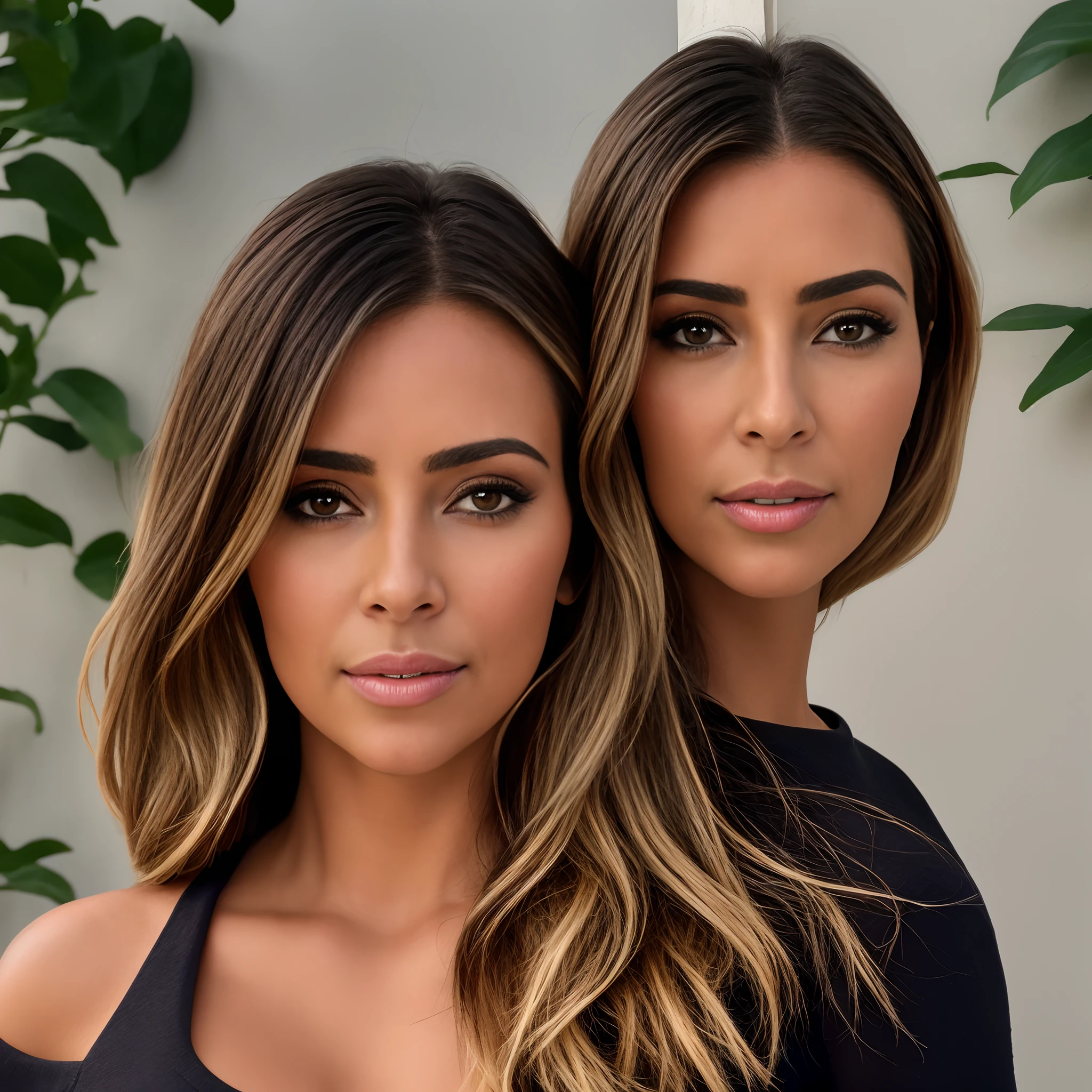 (8k, Foto RAW, mais alta qualidade, obra-prima: 1.2), (realista, fotorrealista: 1.37), 1 mulher, morena com cabelos tingidos de loiro, Portrait of Kim Kardashian with Cléo Pires, 33 anos, feminino, paisagem urbana de New York, 8k, HDR, (Cor suave: 1.2), profundidade de campo rasa,  luz ampla, Alto contraste, retroiluminação, flor, brilhos de luz, chromatic aberration, foco nítido, foto de cor RAW, Nikon D850 Filmes Foto de Stock 4 Kodak 400 C Galaxy F1.6 lenses rich in colors hyper realistic texture i natural lighting trend in ArtStation CineStill 800, (100 millimeters), Woman, retrato, surnotural --estilo raw 50 --ar 1:1--zoom 2 --s 2