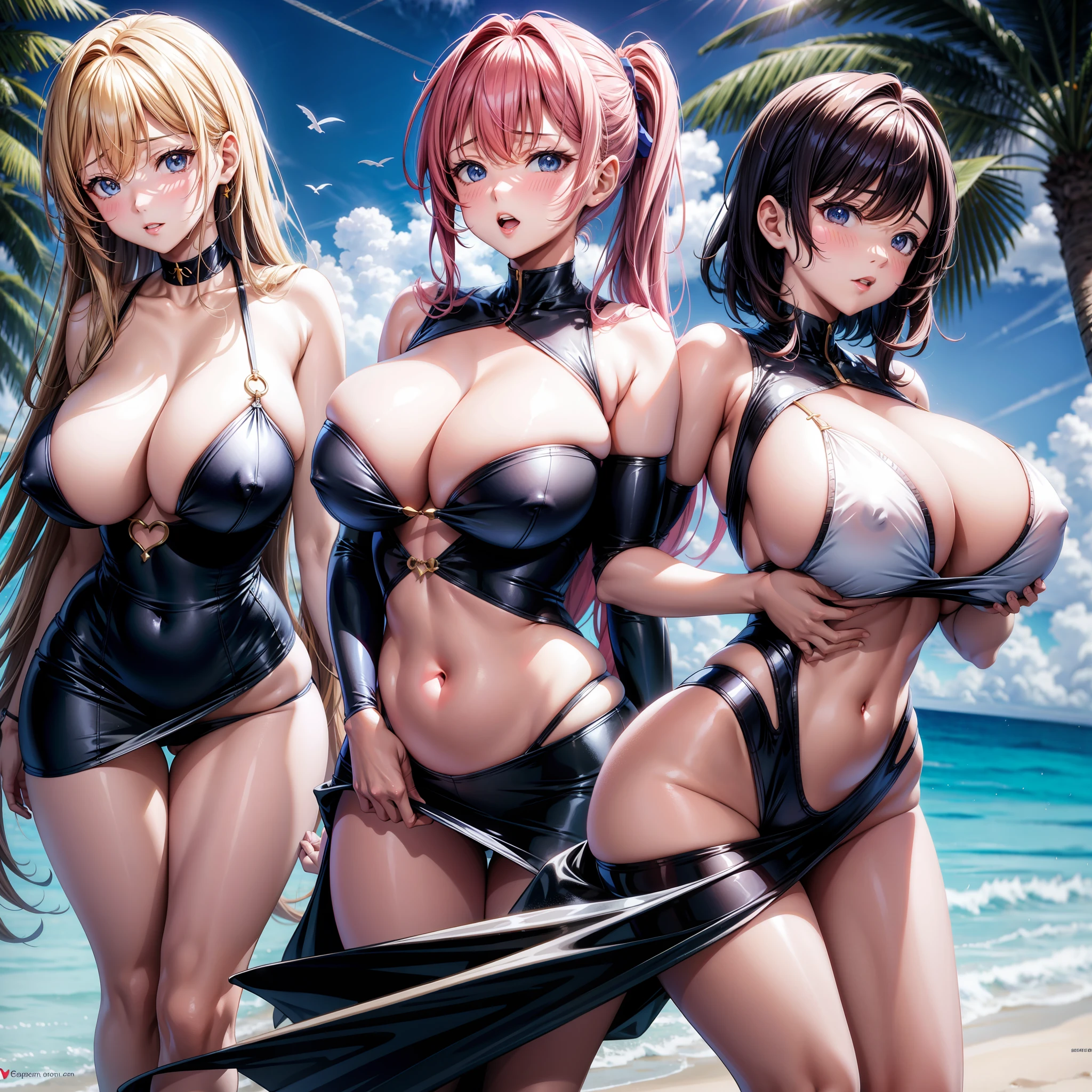 the anime, big breastes, Sex, dressless