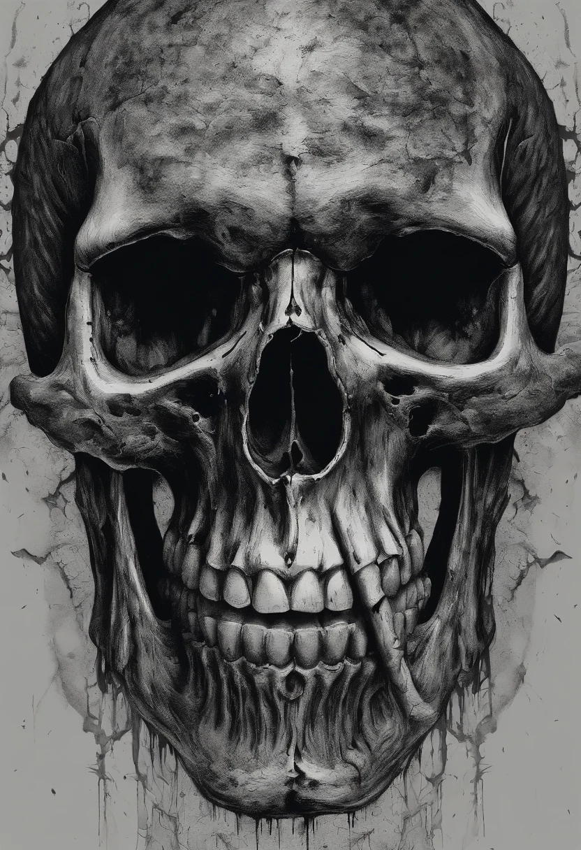 a closeup of a skull with a furious eye,Lobo Estilo Yoji Shinkawa,auto contraste, Impacting skull, dentes quebrados, fantasy skull, arte detalhada colorida assustadora, arte colorida assustadora 8k, sacred skull, Psychedelic background conjuration, arte digital detalhada, textura, sacred skulls , psychedelic illustration, textured skull, aspecto, super detalhado, skull face, death skull, arte colorida assustadora, psychedelic art style