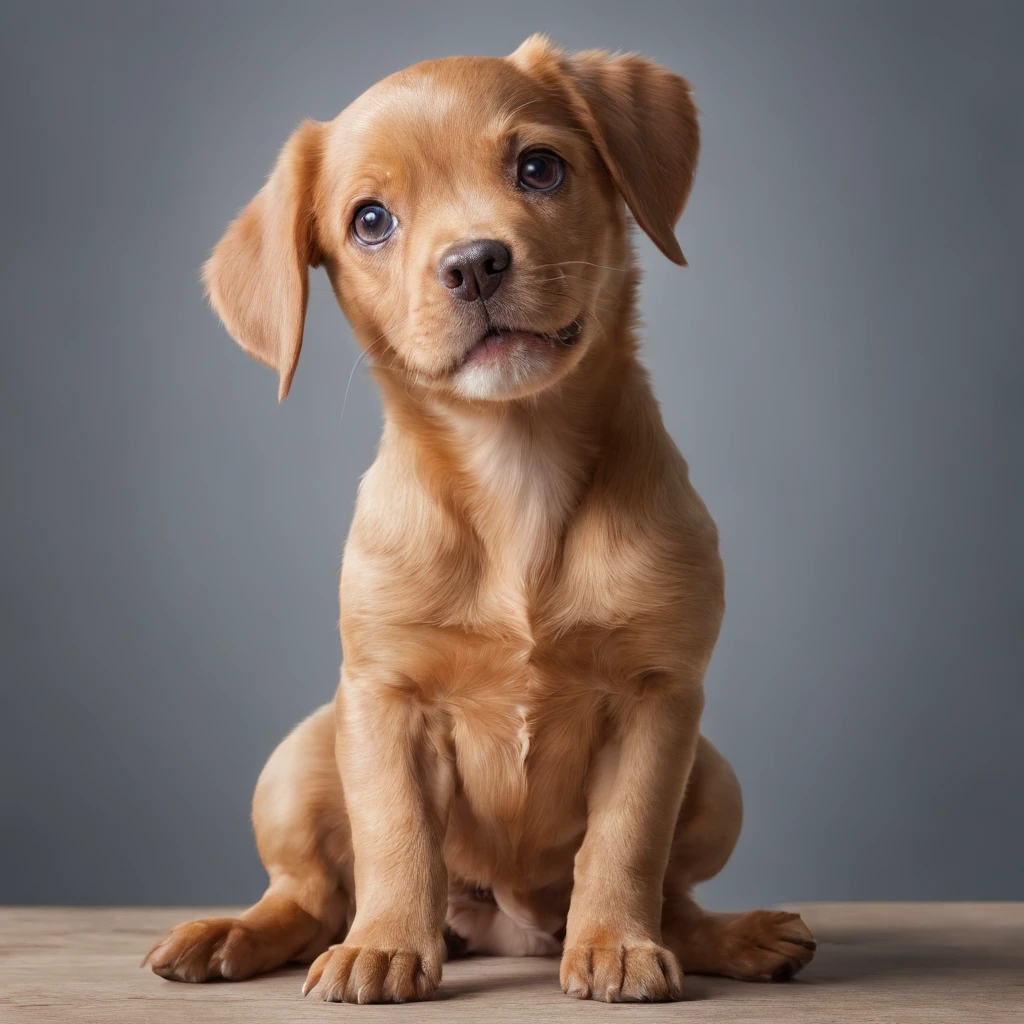 Chinese Shar Pei dog with small head and stretched skin