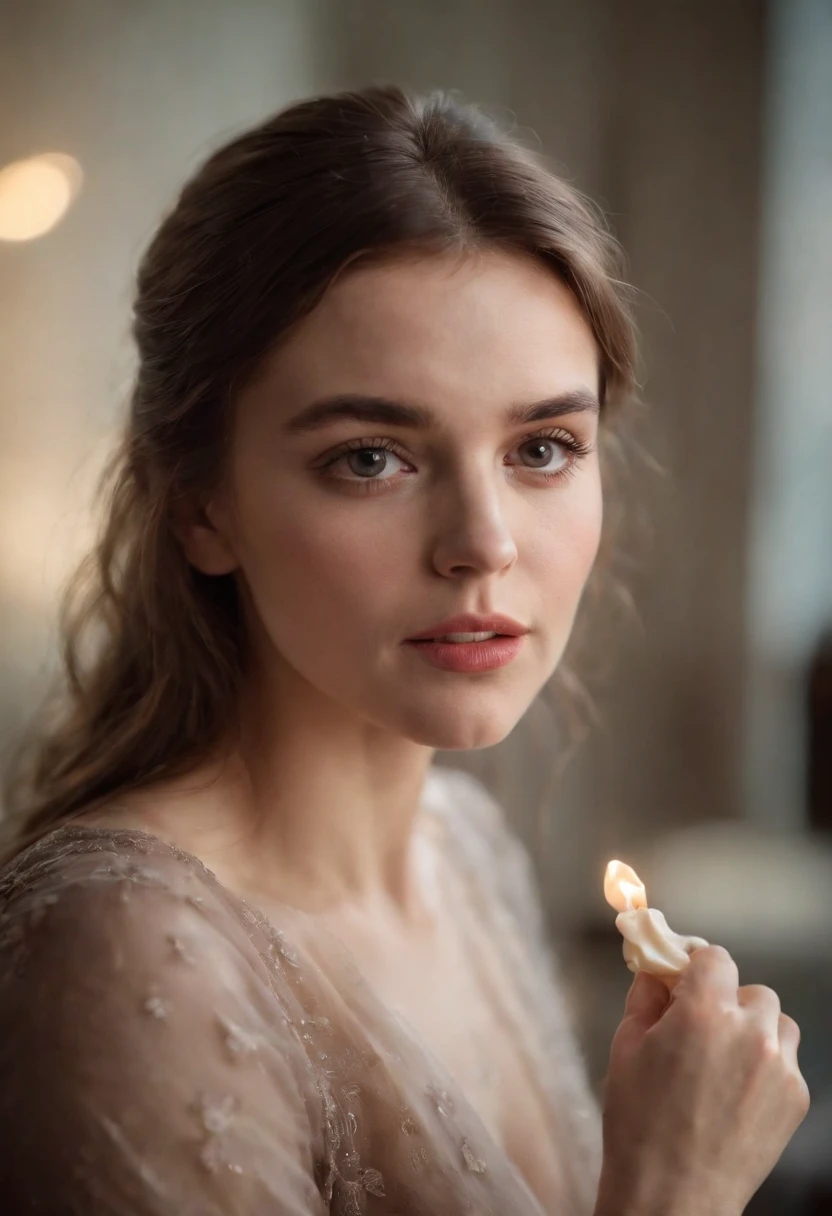 une fille sucant une bite