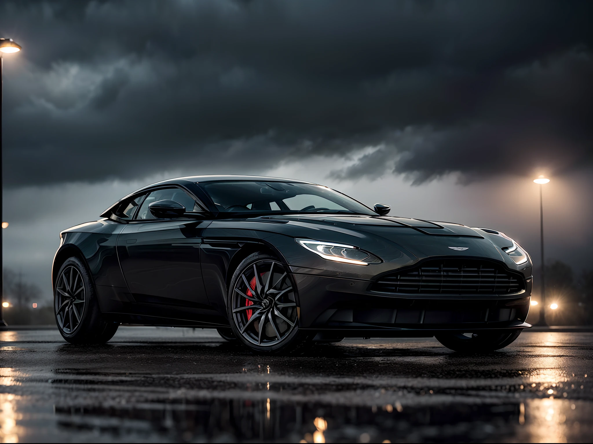 aston martinarafed image of a (aston martin db11 wagon:1.4), (8k, RAW photo, best quality, masterpiece:1.2), (realistic, photo-realistic:1.37), (full body:1.3) (detailed), (highres), ultra realistic, hyperrealistic, high detail RAW color photo of (aston martin db11 wagon:1.4), high angle shot front view aston martin db11 wagon driving on a race track, stormy weather, (wet:1.2), (water dust:1.2), 8k uhd, high quality, motion blur, depth blur, cinematic, filmic image 4k, vibrant color, (reflections),(aston martin db11 wagon) at night, lights, High Detail, Sharp focus, (photorealism), realistic, best quality, 8k, award winning, dramatic lighting, epic, cinematic, masterpiece, rim light, ambient fog:1.3, dutch angle, depth of field,8k uhd, high quality, motion blur, depth blur, cinematic, filmic image 4k, vibrant color, (reflections),lights turned on,motion blur,closeup,commercial photography,(very dark:1.1, underexposed:1.1)