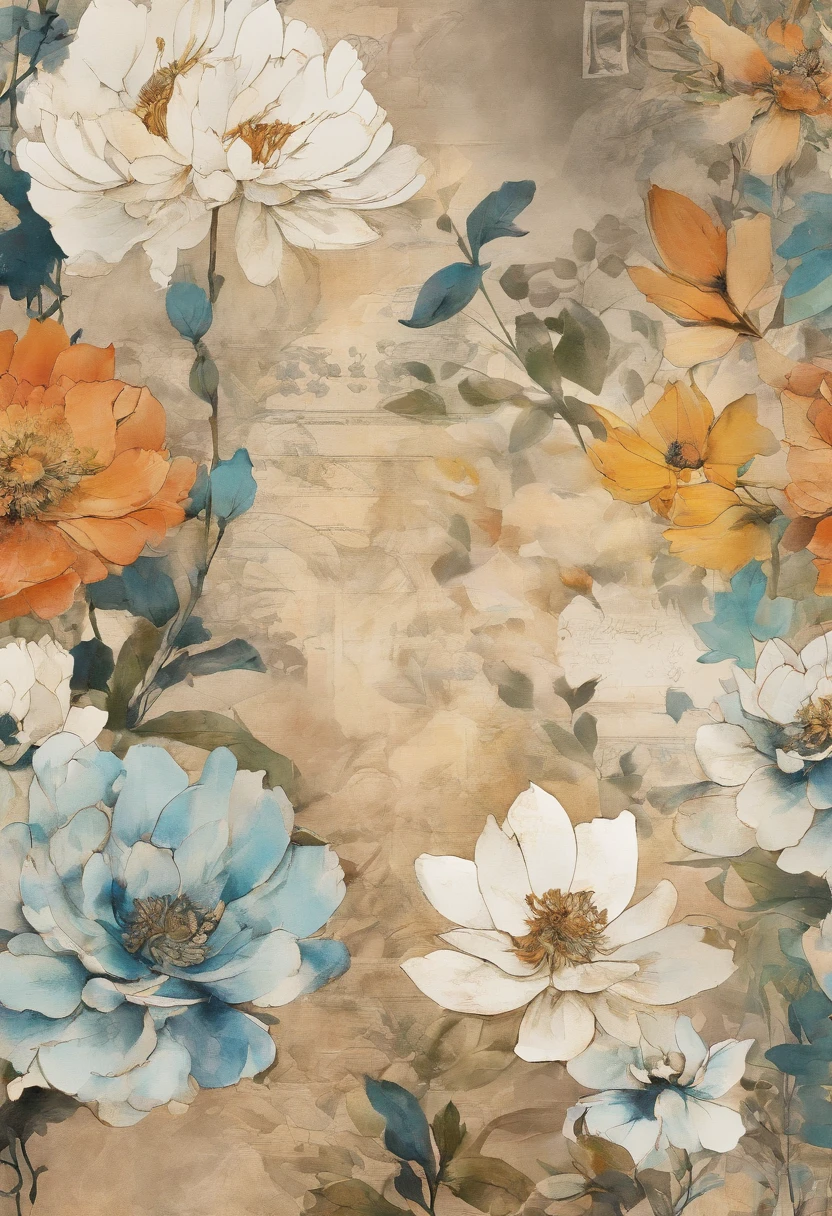 Field with beautiful flowers (close-up cleavage), meditate, Zazen, A meditative (Chinese landscape painting), (ink and watercolor painting), (8k wallpaper), (Light and Shadow Effect), rendering by octane, White balance design, Extremely detailed image representation, Wide angles, depth of fields, masterpiece, realistic, beautifully portrayed, a detailed, accurate, Masterpieces, masterpiece”