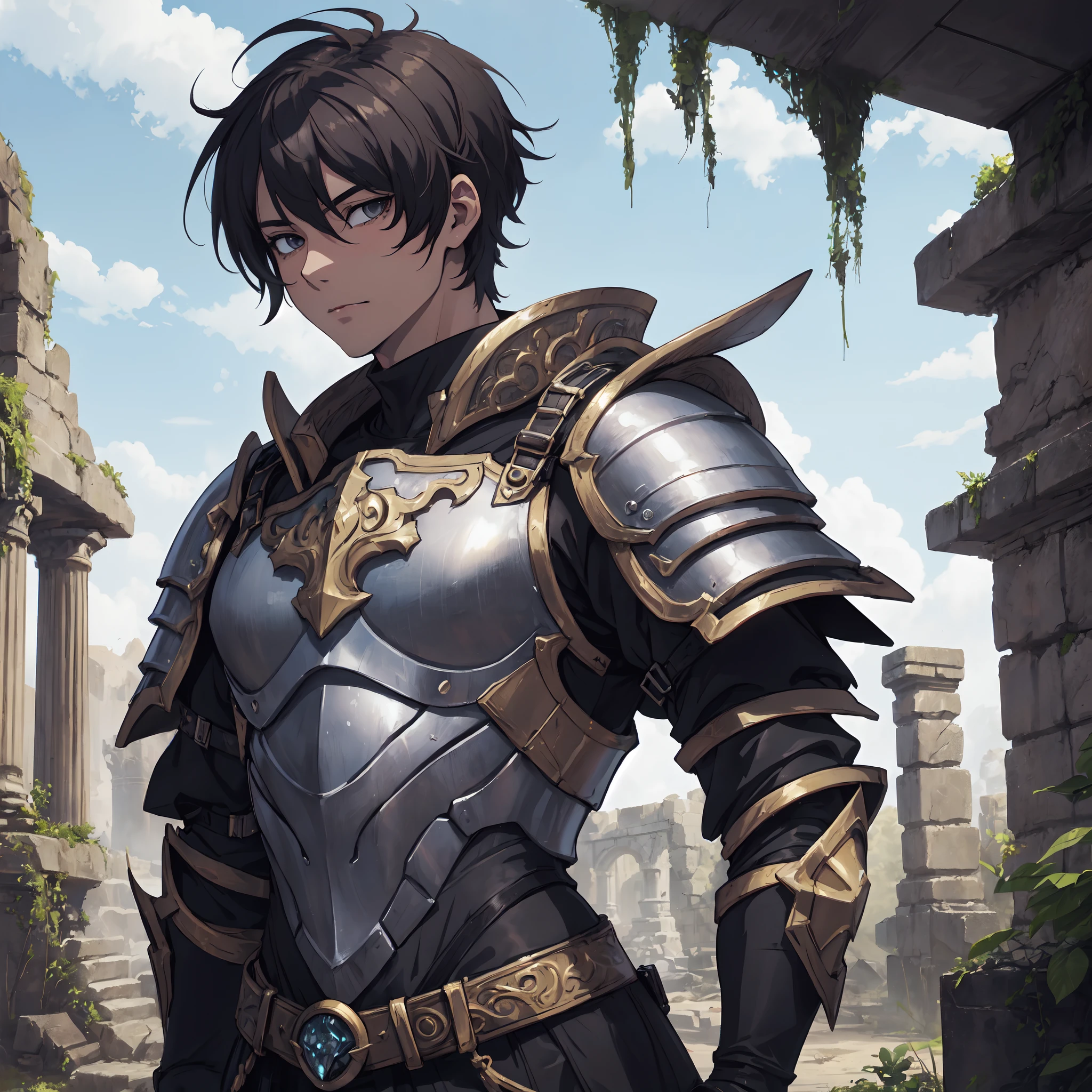 128K Ultra High Definition,
128K Ultra High Quality,
128K Ultra High Resolution,
Best Definition,
Best Quality,
Best Resolution,
Perfectly Detailed,
Perfectly Designed,
Extremely Detailed,
Extremely Designed,
Hyper Detailed,
Hyper Definition,
Hyper Quality,
Hyper Resolution,
Masterpiece,
(((Anime))),
Body Shot,
(((Boy))),
Handsome,
Muscular Body,
(((Hyper Detailed Short Hair))),
(((Hyper Detailed Armor Plates))),
(((Hyper Detailed Baron Armor))),
(((Hyper Detailed Fantasy Ancient Ruins Background Scenery))),