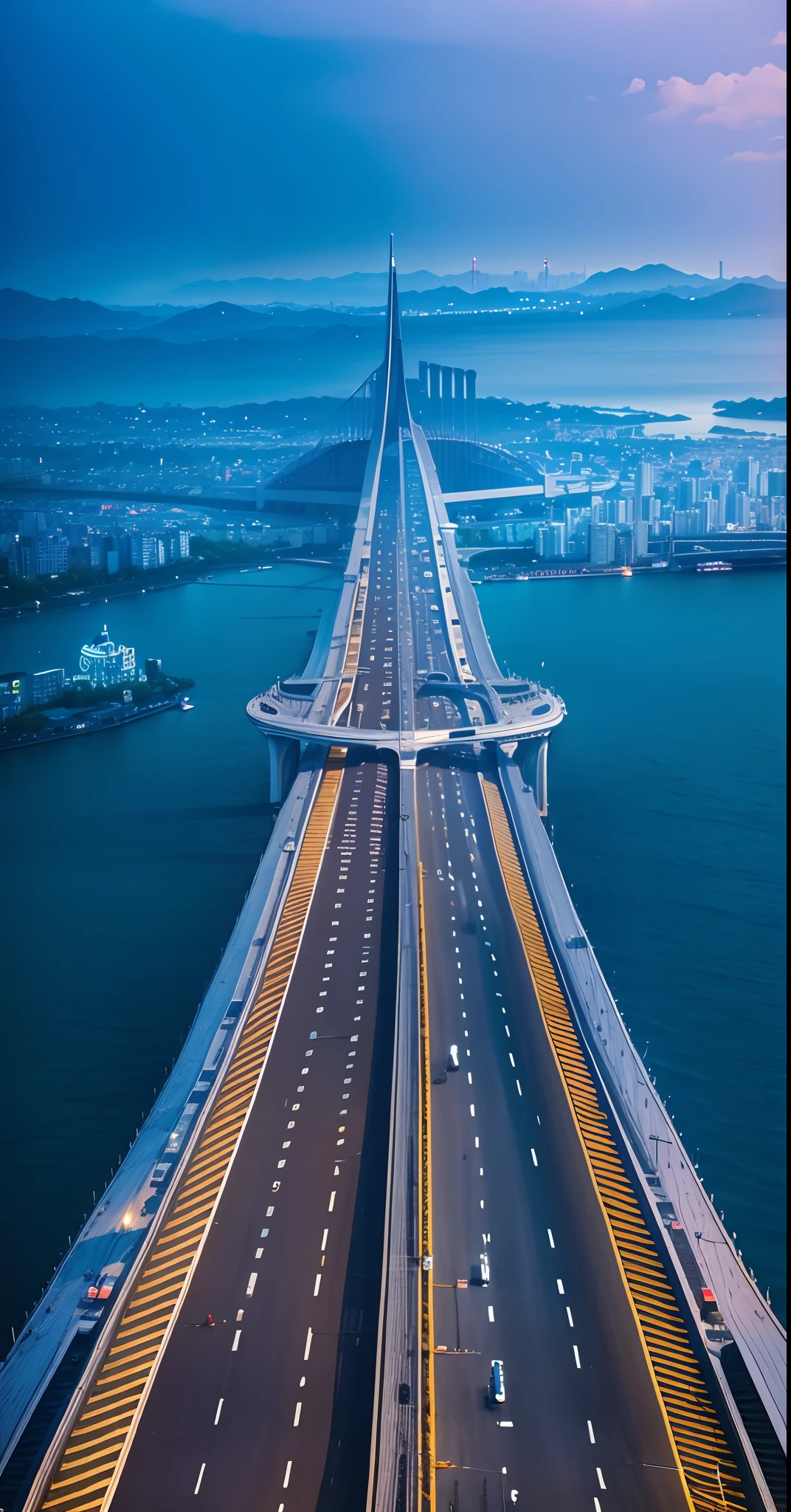 Daytime view of the city with bridges and rivers, Seoul, Daytime , Day view, professional, urban in the background, Daytime shooting, Full image, version 3, City view, print ready, image, detailled image, Midday view, Photos taken at noon