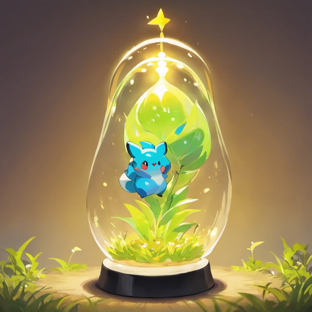 When the bulb on its back grows large, it appears to lose the ability to stand on its hind legs, masterpiece, best quality