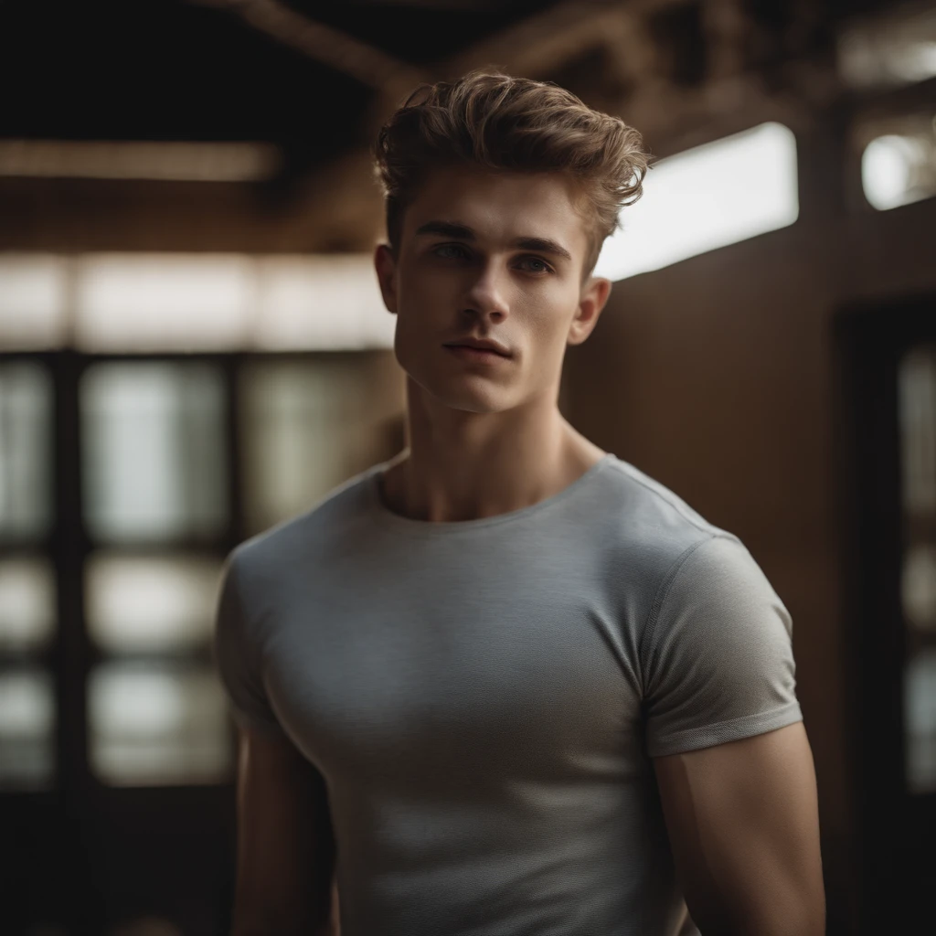 PALE SKIN portrait of a MEN 22 YEAR OLD,SIX PACK ABS,, natural skin textures and lines, lbeautiful eyes, highly detailed light, amazing hair,,
