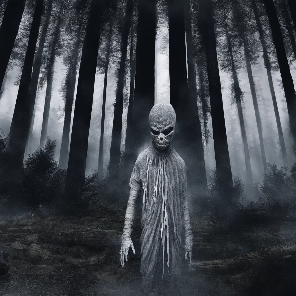 (best quality,4k,highres,masterpiece:1.2),ultra-detailed,realistic,photorealistic:1.37,mummy,bandaged face,scary eyes,cinematic foggy pine forest,close up shot,cover art,hit single,textured bandages,pine trees,mysterious atmosphere,dark shadows,haunting,ominous lighting,spooky
Here is the generated prompt,You can copy and paste it directly into your stable diffusion command for use:
"(best quality,4k,highres,masterpiece:1.2),ultra-detailed,realistic,photorealistic:1.37,mummy,bandaged face,scary eyes,cinematic foggy pine forest,close up shot,cover art,hit single,textured bandages,pine trees,mysterious atmosphere,dark shadows,haunting,ominous lighting,spooky"