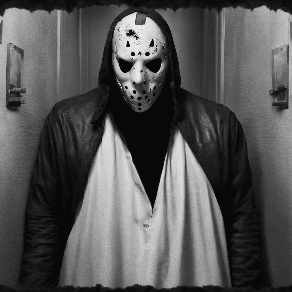 make me a photo realistic masked horror icon