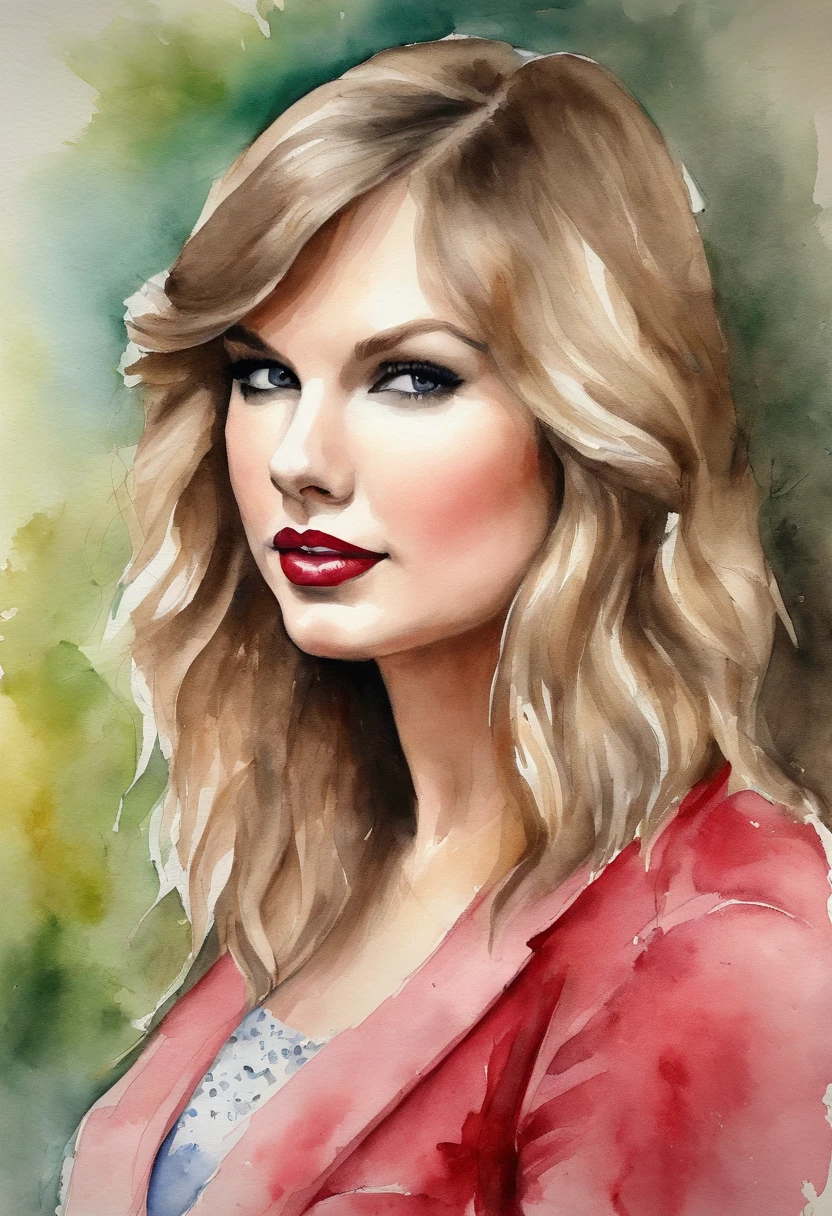 taylor swift cantando en una taberna medieval tomandose una pinta mientras en el fondo eminem la ve