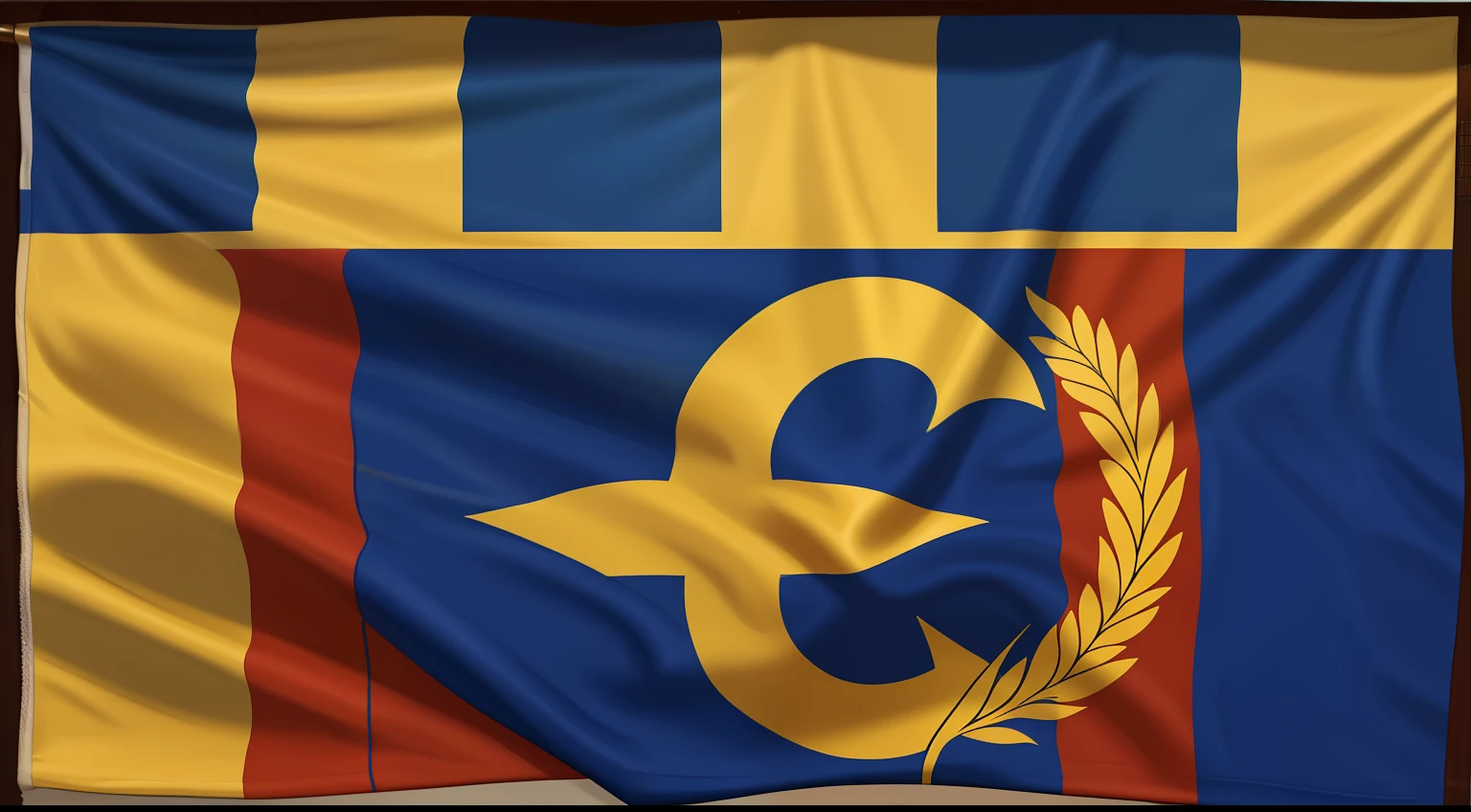 Flag Cores : The route follows the nuclei of the flag of Cape Verde. The top is deep blue, simbolizando o oceano que cerca as ilhas. The chest and the central part are white, representando a paz e a unidade do povo cabo-verdiano. The sleeves and legs are red, denoting the determination and spirit of the country.

10 Estrelas Douradas : Ten gold stars are prominently displayed at the top of the costume, ao longo do peito e ombros, representando as 10 principais ilhas de Cabo Verde. Each star is carefully detailed and shines brightly against the background

Star Belt : um cinto largo, also golden, is used in the c

Tribal details : O traje incorpora elementos tribais discretos em seu design, referencing the cultural heritage of Cape Verde and the role of Amílcar Cabral in the struggle for independence.