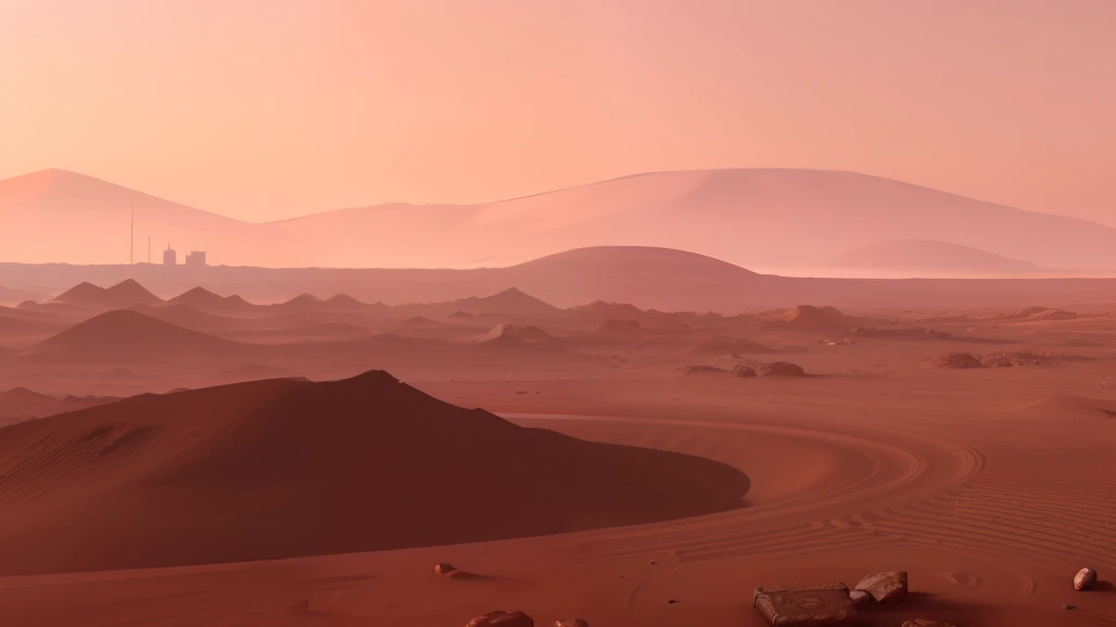 dystopian mars background