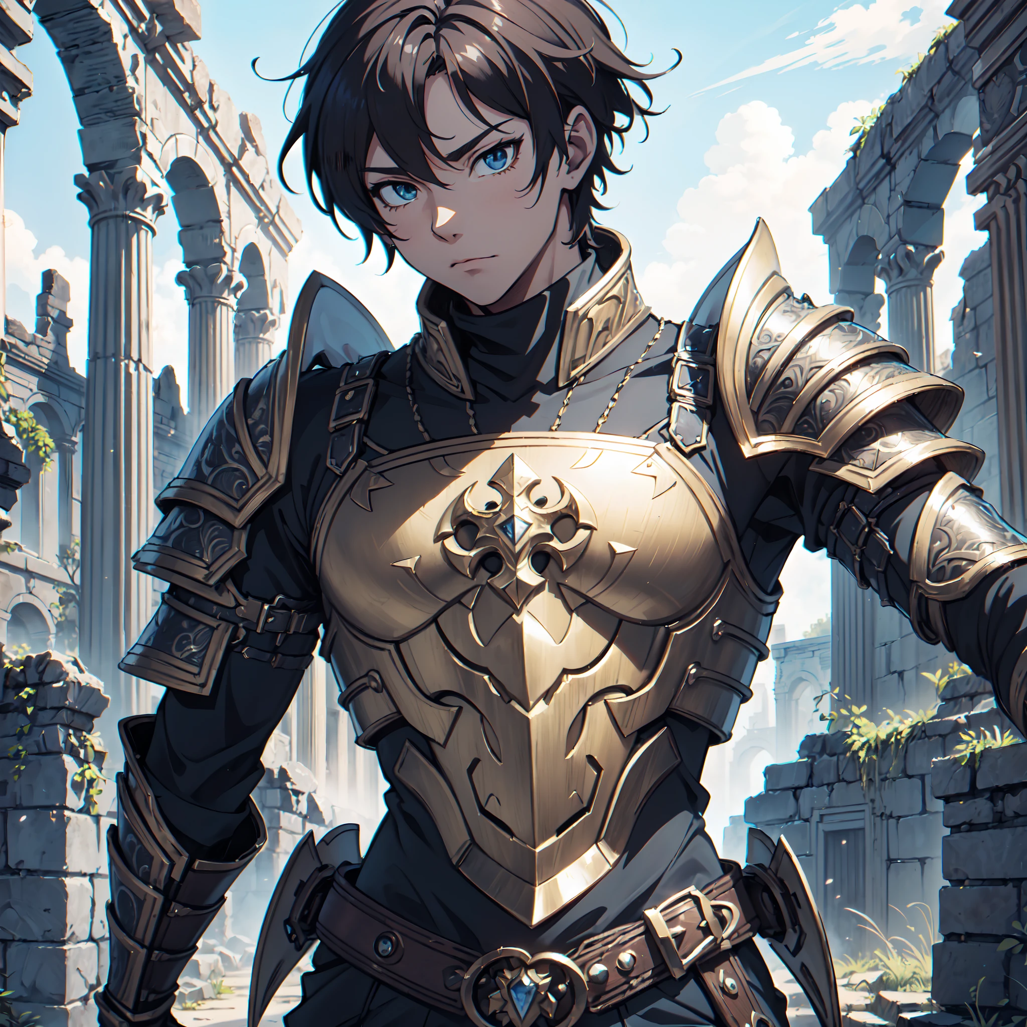 128K Ultra High Definition,
128K Ultra High Quality,
128K Ultra High Resolution,
Best Definition,
Best Quality,
Best Resolution,
Perfectly Detailed,
Perfectly Designed,
Extremely Detailed,
Extremely Designed,
Hyper Detailed,
Hyper Definition,
Hyper Quality,
Hyper Resolution,
Masterpiece,
(((Anime))),
Body Shot,
(((Boy))),
Handsome,
Muscular Body,
(((Hyper Detailed Short Hair))),
(((Hyper Detailed Armor Plates))),
(((Hyper Detailed Engraving Baron Armor))),
(((Hyper Detailed Fantasy Ancient Ruins Background Scenery))),