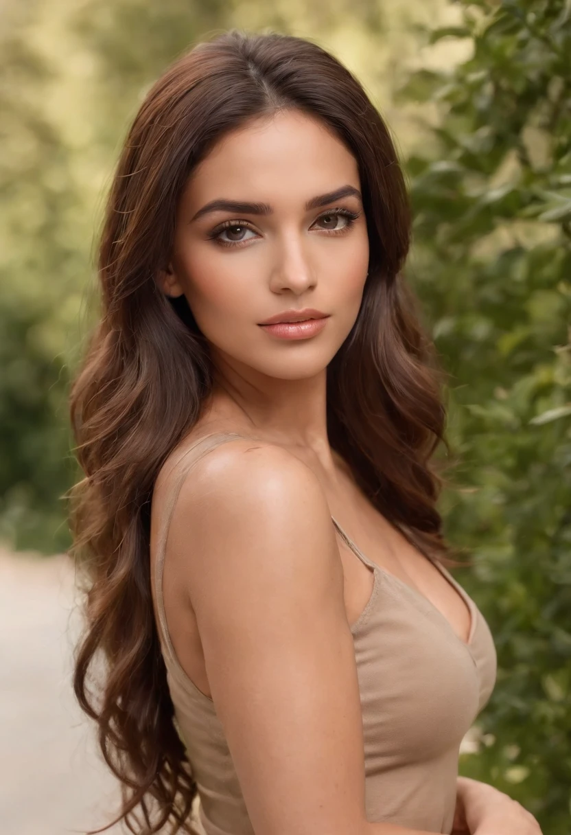 ((Piel africana oscura, very deep ebony skin)), ((Su belleza es innegable)), ((cara linda emocionada)), ((Perfectos ojos avellana hiper detallados,)), ((Linda pose)), , ((seductor )), sexy, (( Camisa de malla ajustada, pantalones cortos canchas sexy)), ((Cabello africano liso cola de caballo larga y rizada,)), (( piel)), ((Get up, Vista frontal)), ((Toca tus propias piernas en una pose sexy)), ((afuera, Public city)), Sharp-focus CGI, photoreallistic, High detail, Realstic, Obra maestra, Absurdo, La mejor calidad, HDR, alta calidad, Hi-Def, extremadamente detallado, Fondo de pantalla de 8k, Detalles intrincados, 8k UHD, Full HD, (Foto realista:1.2), contraste, intense illumination, Cinematic lighting, natural  lighting, Luz dura, Contre-Jour, global ilumination, ambient-occlusion