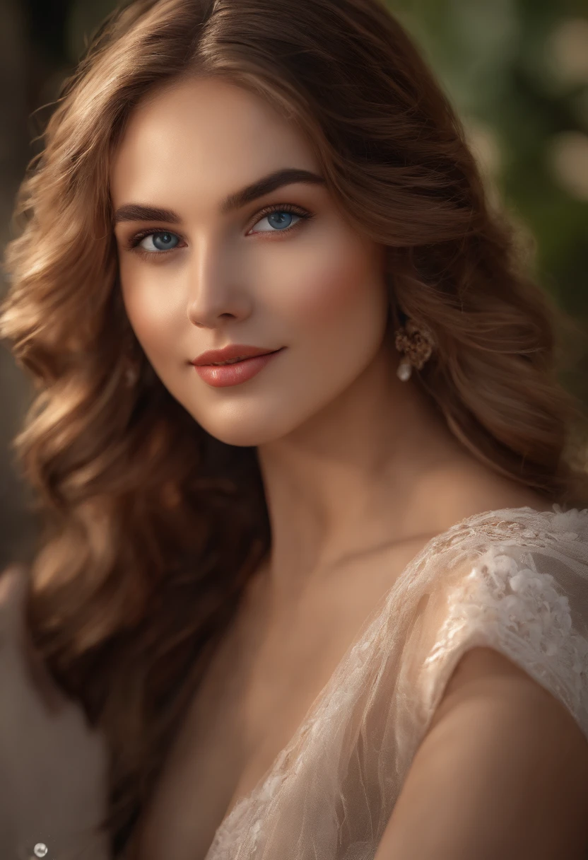 perfect woman, ((Its beauty is undeniable)), ((Excited cute face)), ((Hyper detailed perfect eyes,)), ((pose mignonne)), ((Seductive )), sexy, Sharp Focus CGI, photoreallistic, High detail, Realstic, Masterpiece, Best quality, Hdr, High quality, high-definition, Extremely detailed, 8k wallpaper, Intricate details, 8K UHD, Full-HD, (photo realist:1.2), intense illumination, lighting cinematic, natural lighting