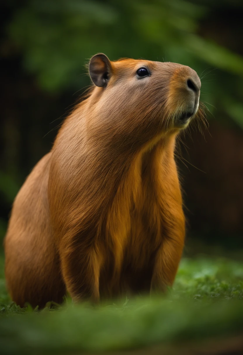 capibara as a king Leonardo da Vinci