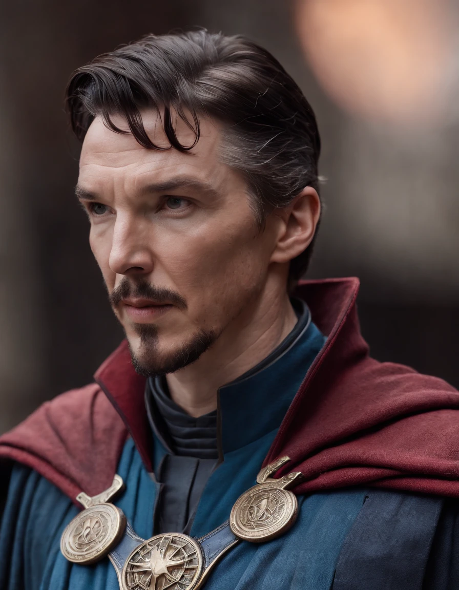 "Experience the magic of Doctor Strange like never before with this ultra-detailed image, featuring his classic 616 terra uniform and his awe-inspiring mystical powers."