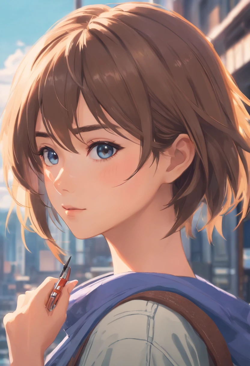 masterpiece) (hyper realistic) (8K) (detailed photography) instagram able, centered, extremely detailed face, extremely detailed eyes, extremely detailed clothes, an artist, show me a woman draw style, tattoo art, clear face, crystal clear eyes, canvas.