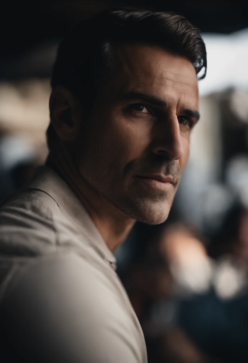 Retrato de um homem, terno