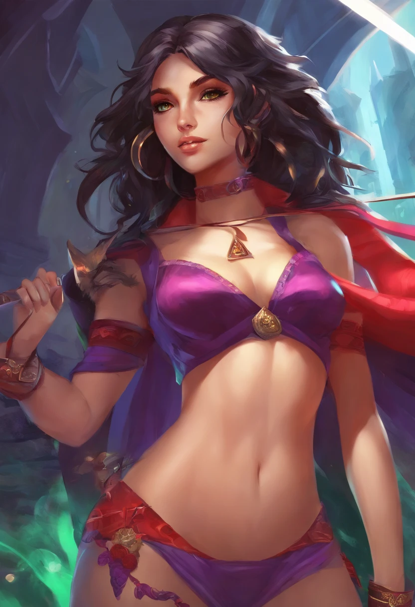 (best quality, (Darkskin woman, (form fitting high waist black and red minidress and red underwear):2, sneakers, garter belt, bracelet, fingerless gloves, carrying a bat):10 ,( amazing dark skin,Diamond And Glaring detailed green eyes, loose split-color
purple and black hair, soft circular face, convexed wide nose. strong, toned and stocky, round hips, medium breasts, heart-shaped rear. brawler, spy, shy, reserved, courageous, Ki power, )::10 afternoon, cascading sun, walking, Neo-Brooklyn,surrounded, mystical atmosphere of power, danger, and excitement ((((( unreal engine, blender )))), (((Rival schools, edayn, Alex "oh8" Ahad, perfect piece, perfect prose.)))(( full body, ultra-HD masterpiece, highest quality, highly detailed, fighting game Cg, splash art, low angle shot,Beautiful Deatailed Shadow,Incredibly Absurdres.))