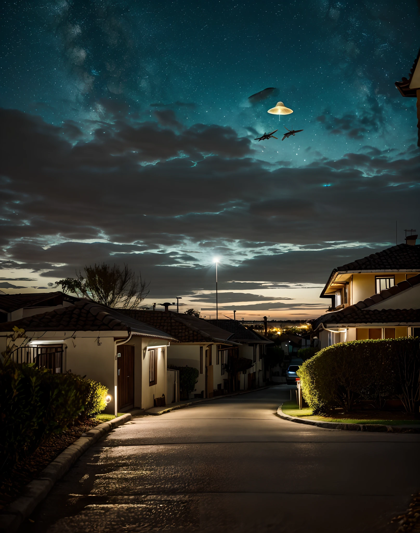 Sky and UFO