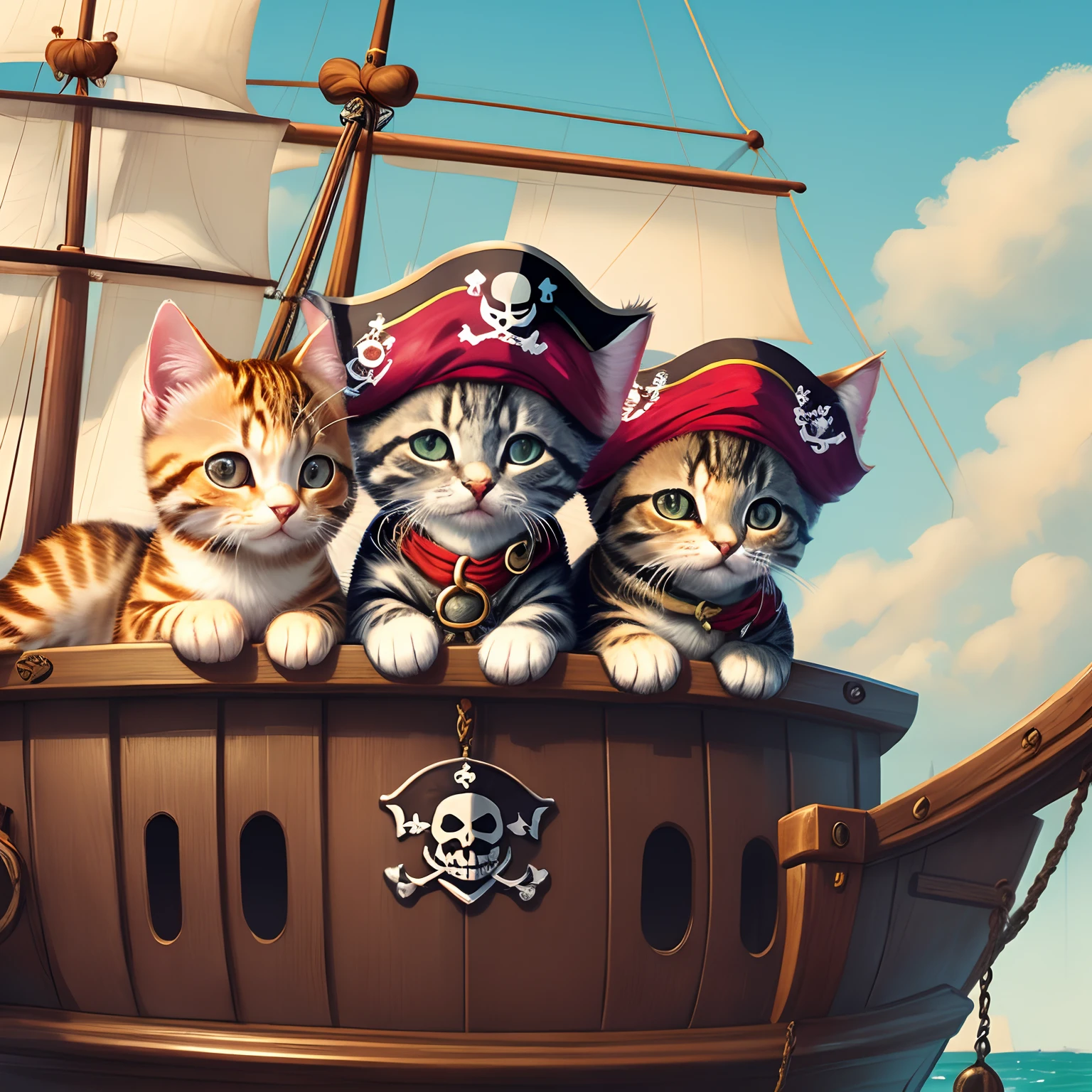Pirates of the Caribbean kittens high resolution Real