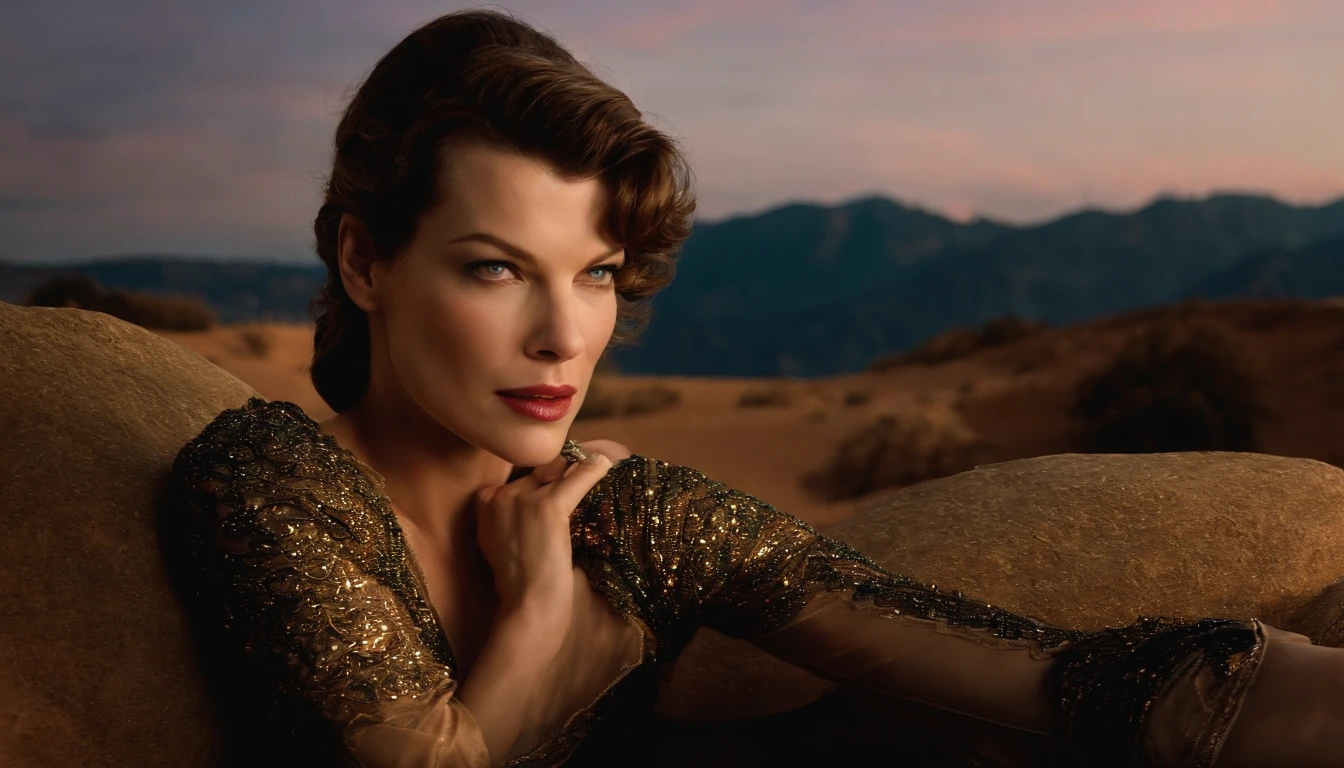 A jovem Milla Jovovich como Lilu, O quinto elemento