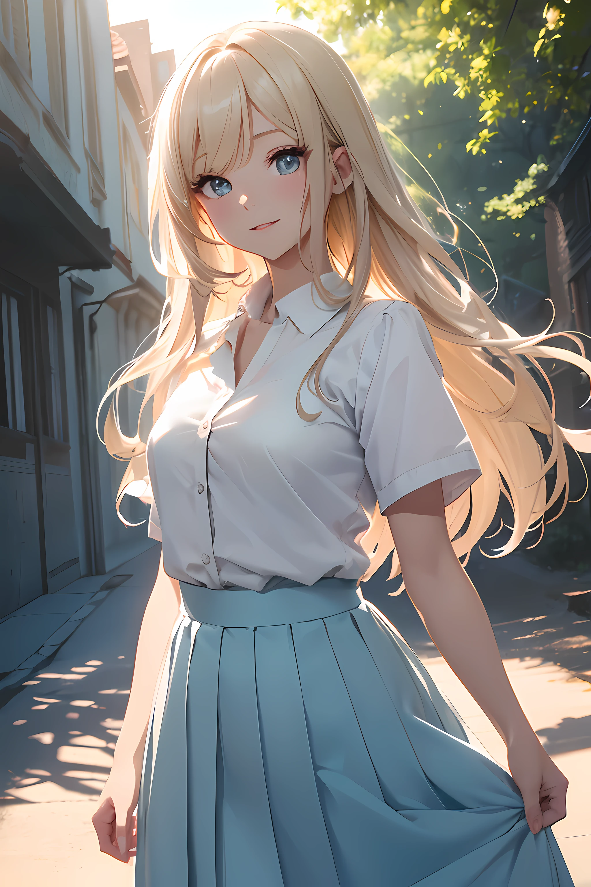 white button shirt