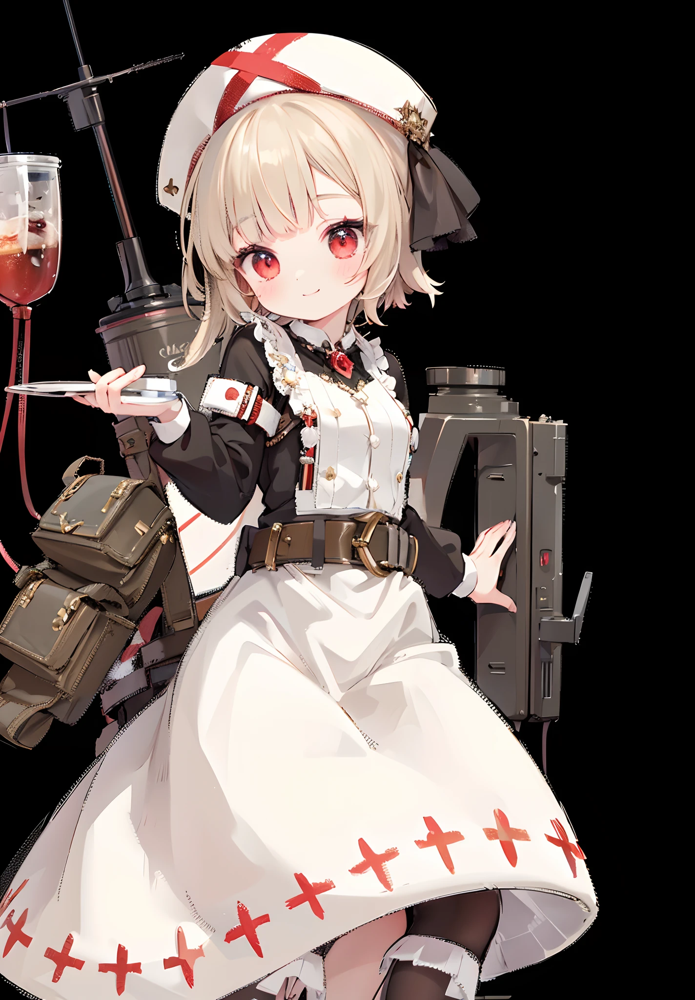 ((tmasterpiece:1.4,best qualtiy))+,(hyper-detailing)+,(Ultra-detailed eyes)+,(Ultra-detailed hair)+,Pale red eyes,Girl with a smile