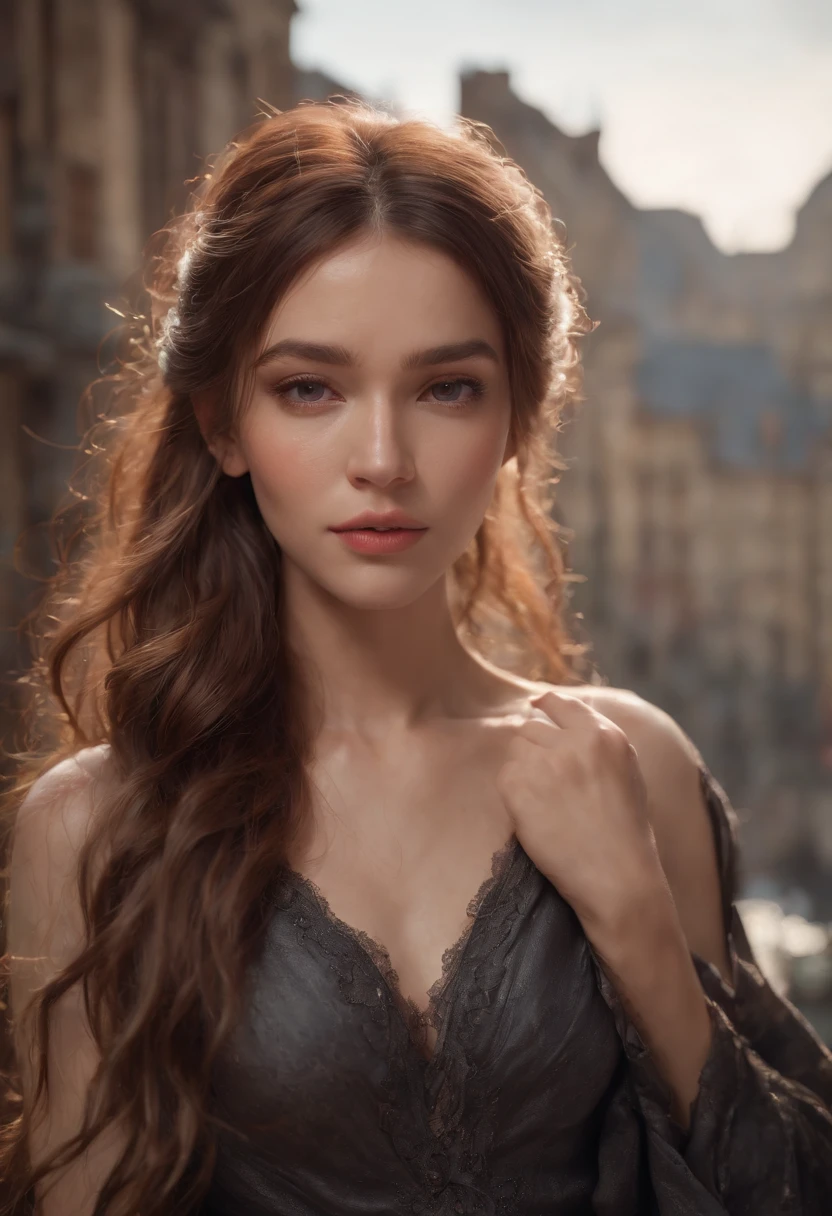 (professional 3d render:1.3) (Realistic:1.3) most beautiful art, ((Epic long messy hair in dynamic pose, Fantastic location, Majestic cluttered environment)), full body 8k unity render, action shot, dark lighting, heavy shading, Detailed, (vibrant, photograph realistic, Realistic, Dramatic, Dark, Sharp focus, 8K), ering:1.4), (Intricate:1.4), decadent, (Highly detailed:1.4), Digital painting, rendering by octane, art stations, concept-art, smooth, Sharp focus, illustration, Art germ, (loish:0.23), wlop ilya kuvshinov, and greg rutkowski and alphonse mucha, (Global illumination, Studio light, volumetric light), realism