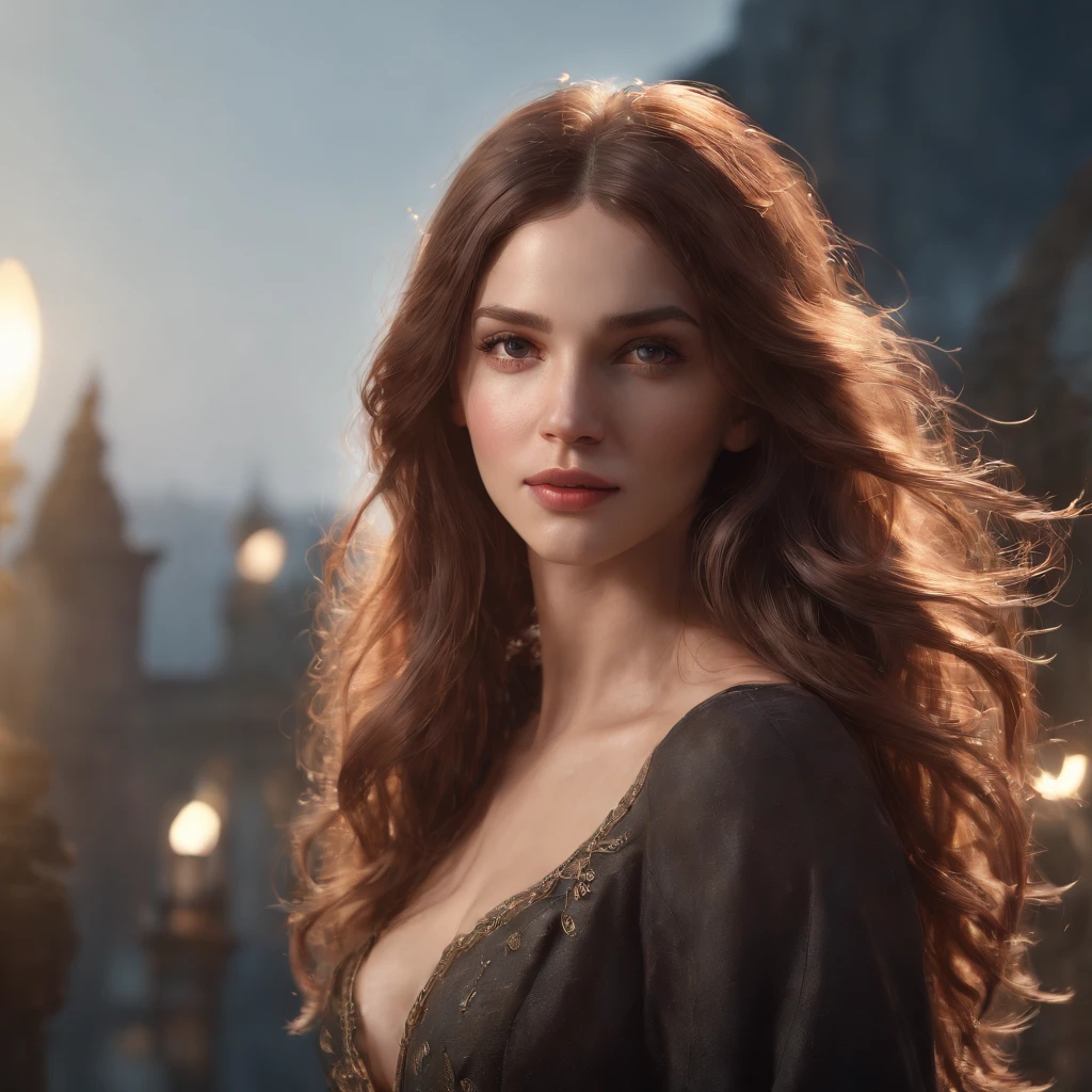(professional 3d render:1.3) (Realistic:1.3) most beautiful art, ((Epic long messy hair in dynamic pose, Fantastic location, Majestic cluttered environment)), full body 8k unity render, action shot, dark lighting, heavy shading, Detailed, (vibrant, photograph realistic, Realistic, Dramatic, Dark, Sharp focus, 8K), (Intricate:1.4), decadent, (Highly detailed:1.4), Digital painting, rendering by octane, art stations, concept-art, smooth, Sharp focus, illustration, Art germ, (loish:0.23), wlop ilya kuvshinov, and greg rutkowski and alphonse mucha, (Global illumination, Studio light, volumetric light), realism, woman,