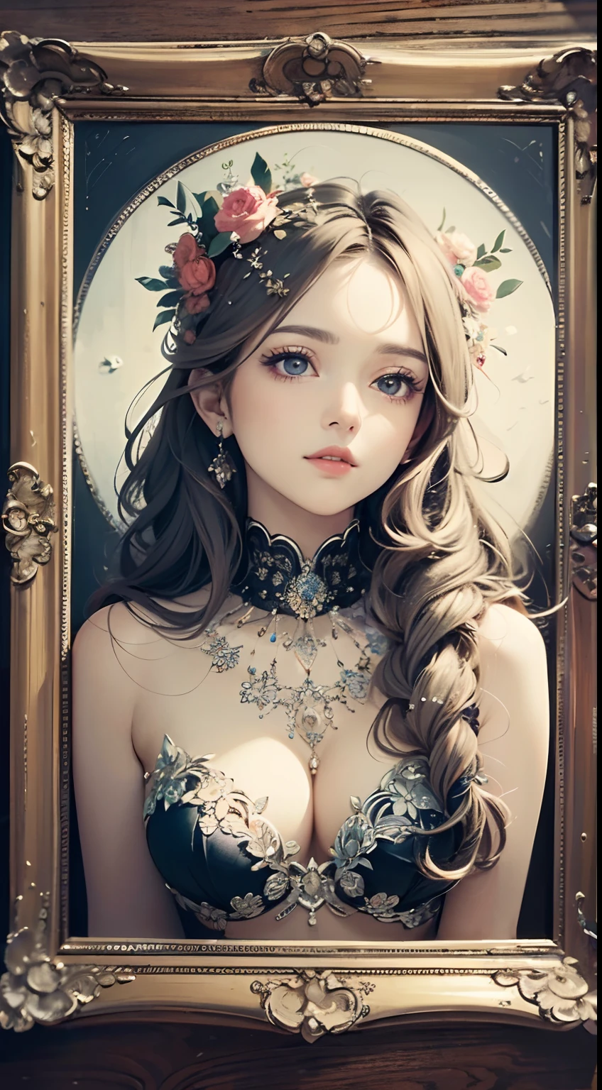 (Masterpiece, Best Quality, Highres:1.4), Detailed, Intricate Details, 4K,
color splashes, line art, art, fibonacci,