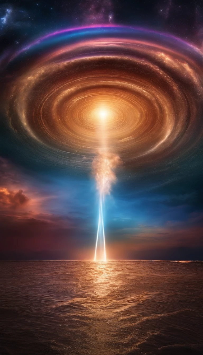 Image of the Bermuda Triangle Dimensional Portal, Vortices with rotational energy.