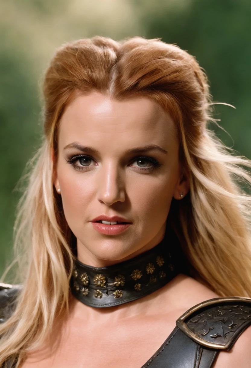 Britney Spears Face, Callisto's leather armor from Xena
