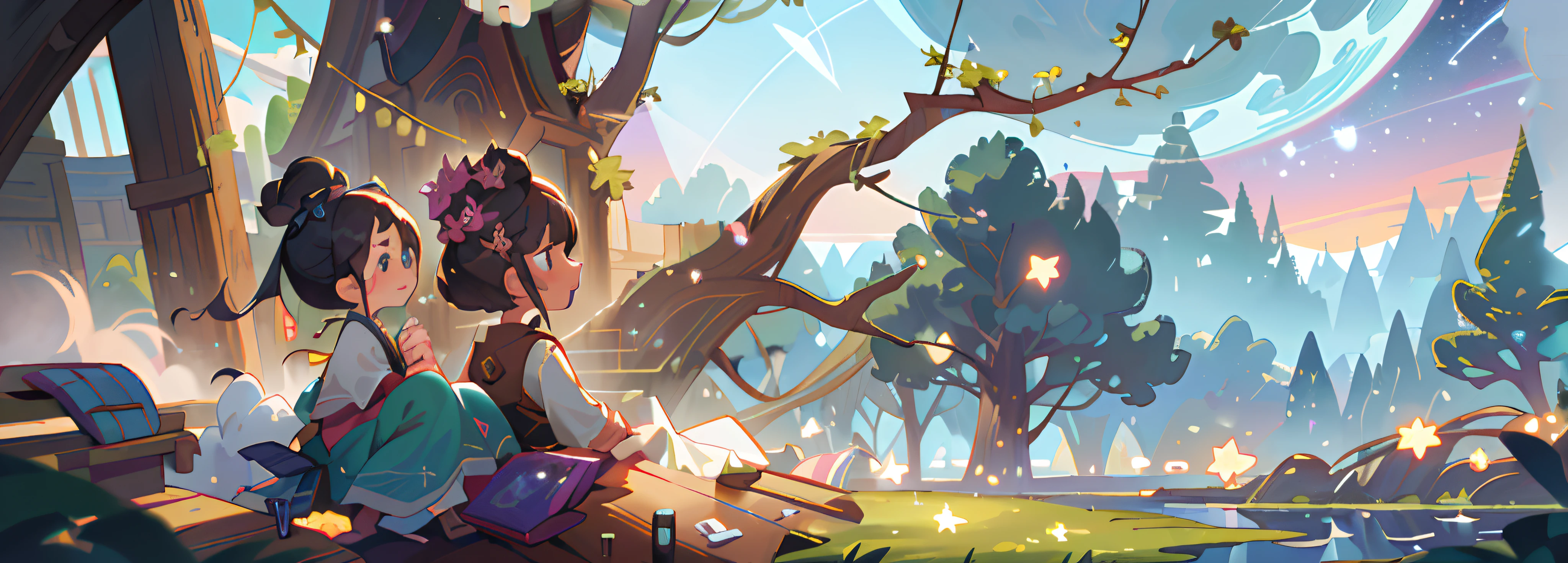 (best quality,4k,8k,highres,masterpiece:1.2),ultra-detailed,(realistic,photorealistic,photo-realistic:1.37),starry night sky,serene atmosphere,shimmering stars,tranquil moonlight,soothing colors,nighttime scenery,scattered constellations,dazzling galaxy,cosmic wonder,ethereal beauty,peaceful landscape,twinkling stars,majestic celestial dome,stillness and calmness,endless expanse,romantic evening,magical universe,soft glow of the moon,nighttime serenity,luminous night sky,vibrant cosmic colors,deep dark depths,luminosity of the stars,silhouette of trees against the night sky,nighttime tranquility,spark