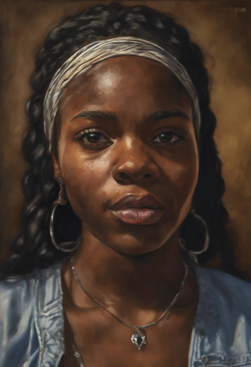 **Post-Impressionism style, black woman, introspective self-portraits, capturing the inner thoughts, emotions, and identity of black woman through evocative and introspective self-representations. --v 4 50** - (fast) --s 2